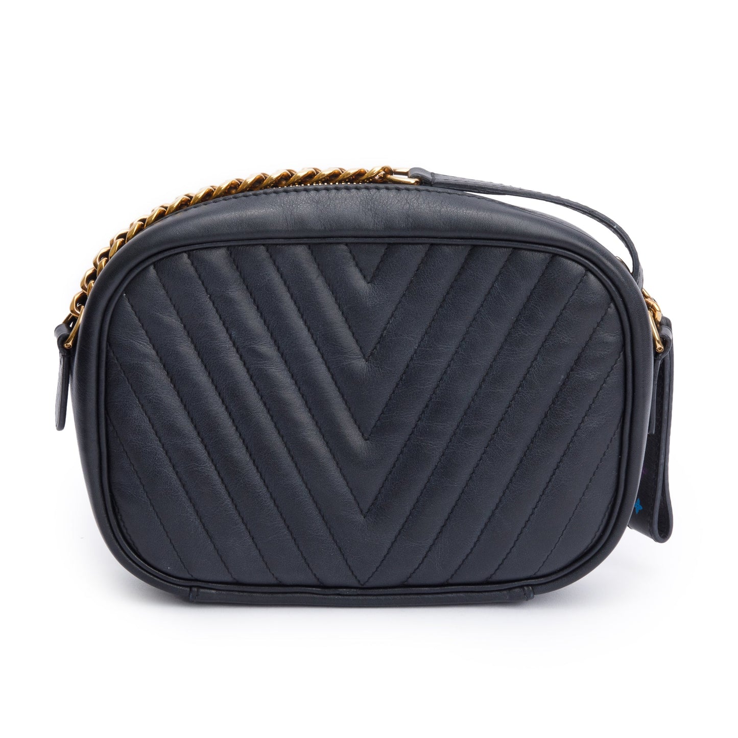 Louis Vuitton Black Calfskin Leather New Wave Camera Bag