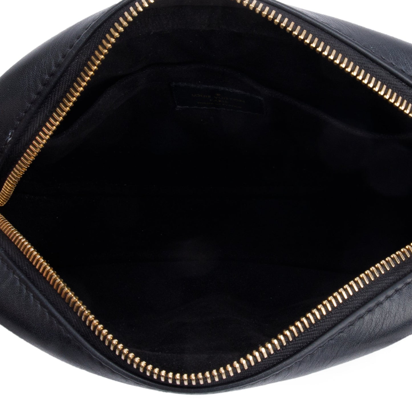 Louis Vuitton Black Calfskin Leather New Wave Camera Bag