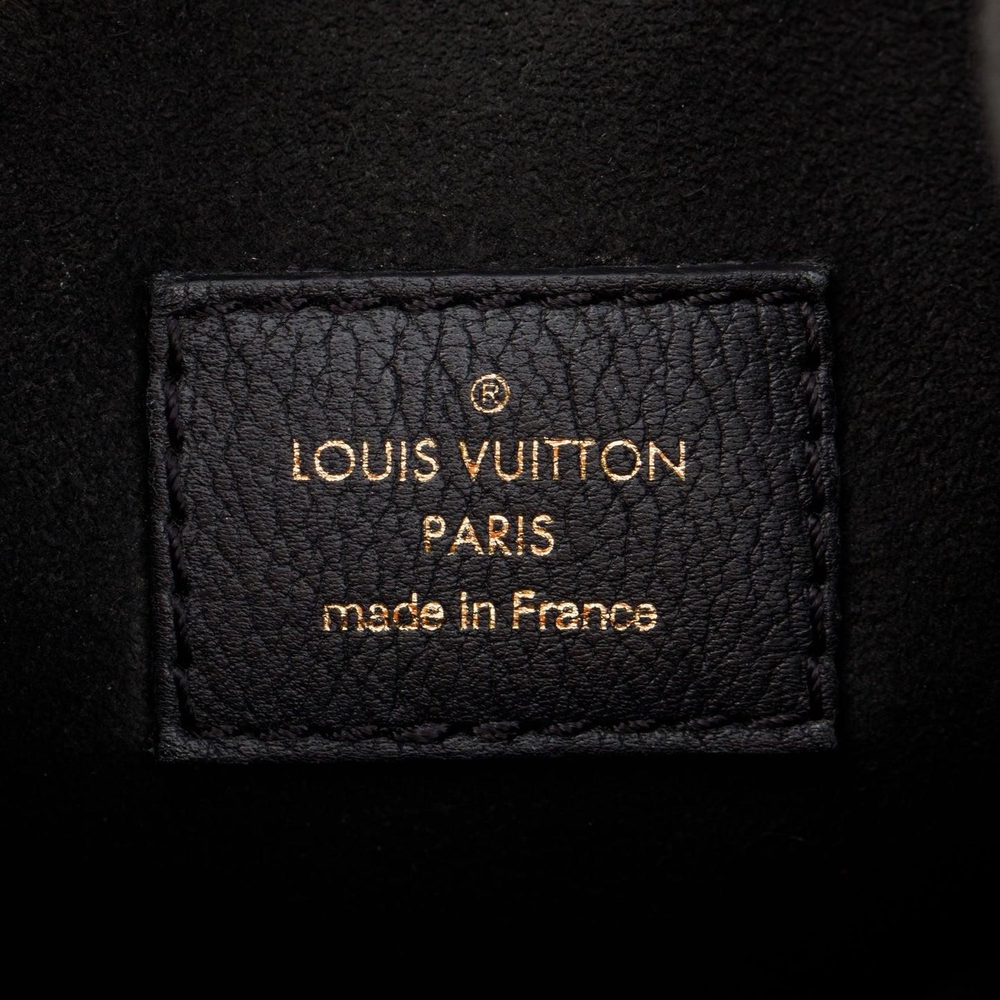 Louis Vuitton Black Calfskin Lockme Bucket Bag