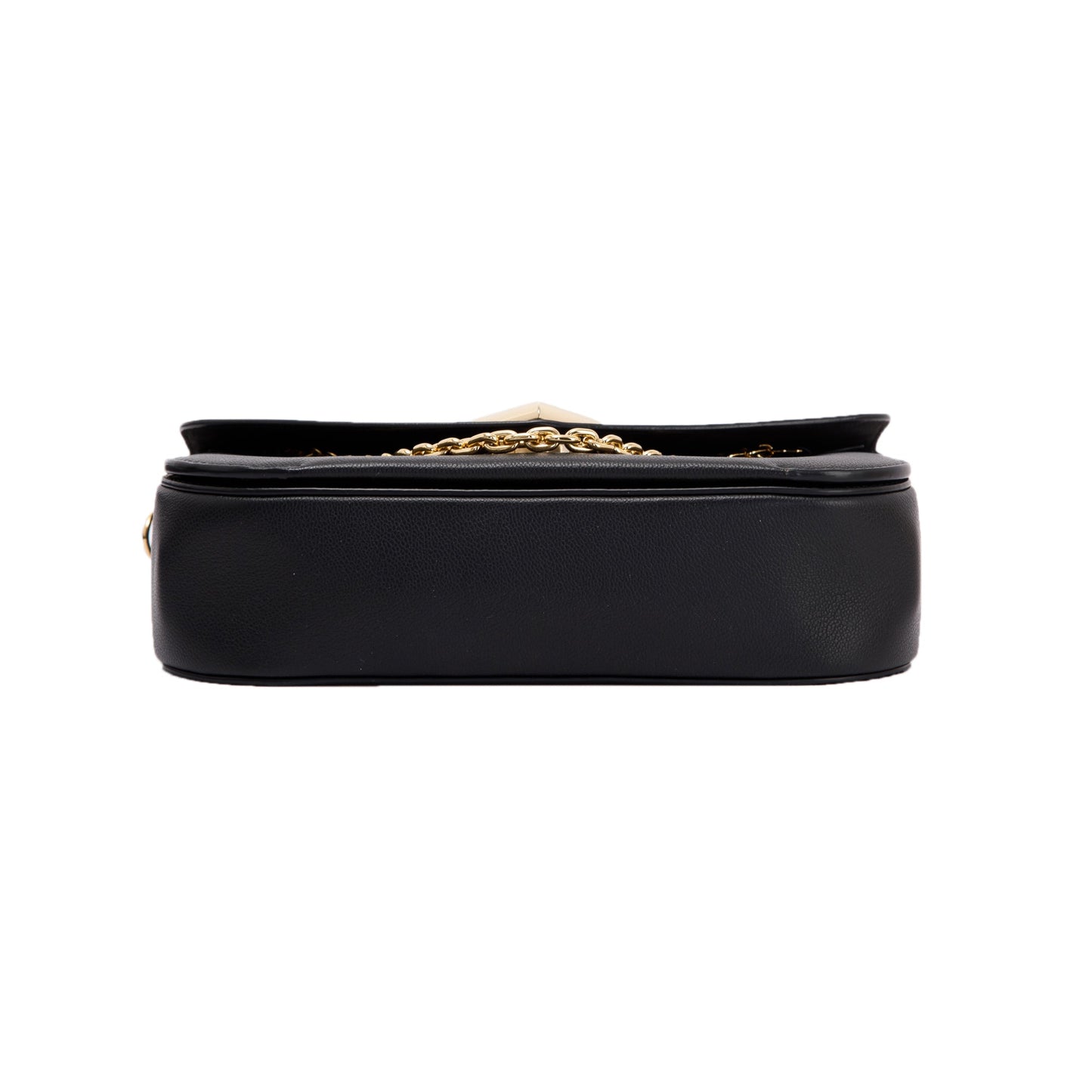 Louis Vuitton Black Calfskin Monogram Very Messenger Bag