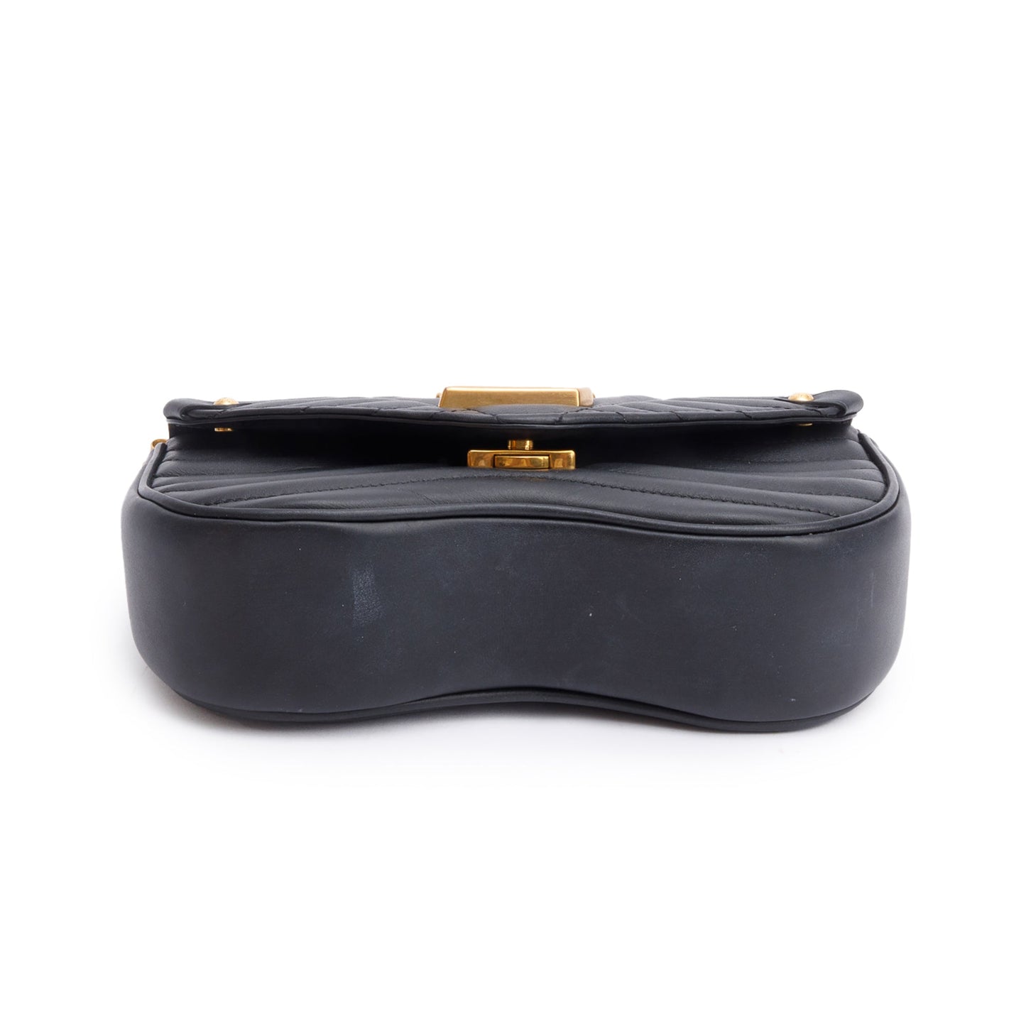 Louis Vuitton Black Cowhide Leather New Wave Chain Bag PM