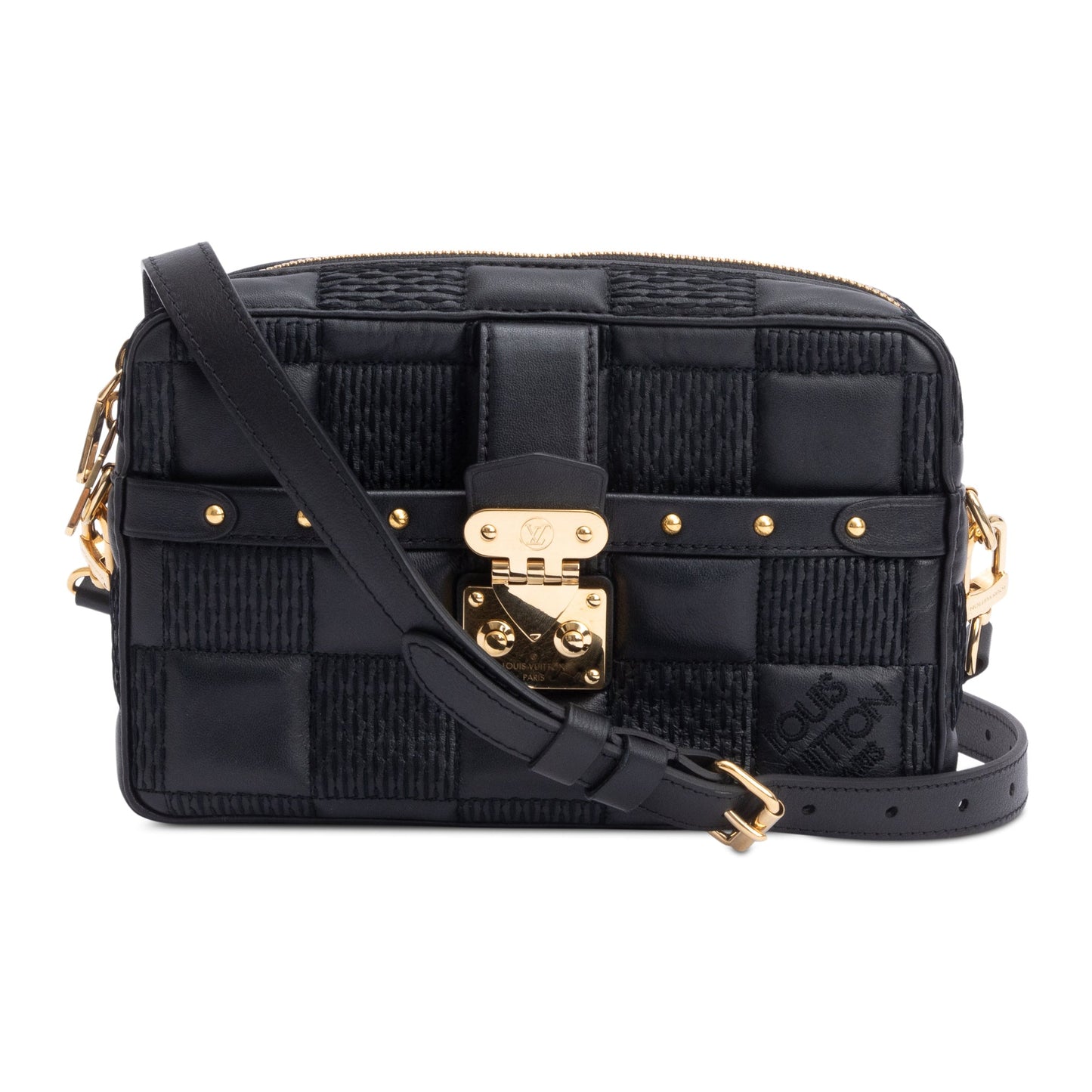 Louis Vuitton Black Damier Quilt Leather Troca PM