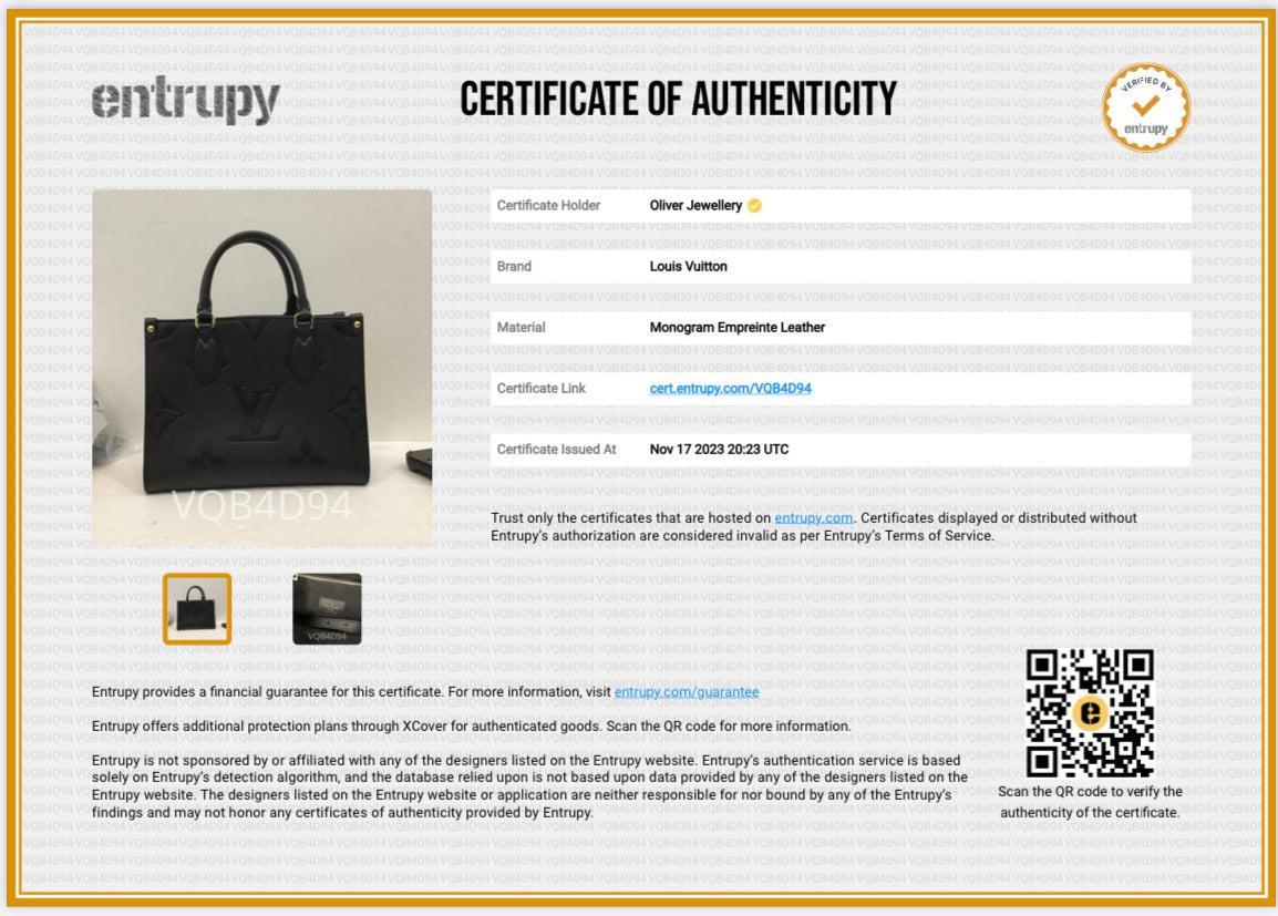 Louis Vuitton Black Empreinte Monogram OnTheGo PM