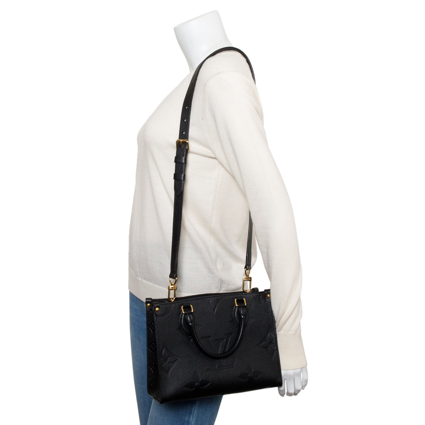 Louis Vuitton Black Empreinte Monogram OnTheGo PM