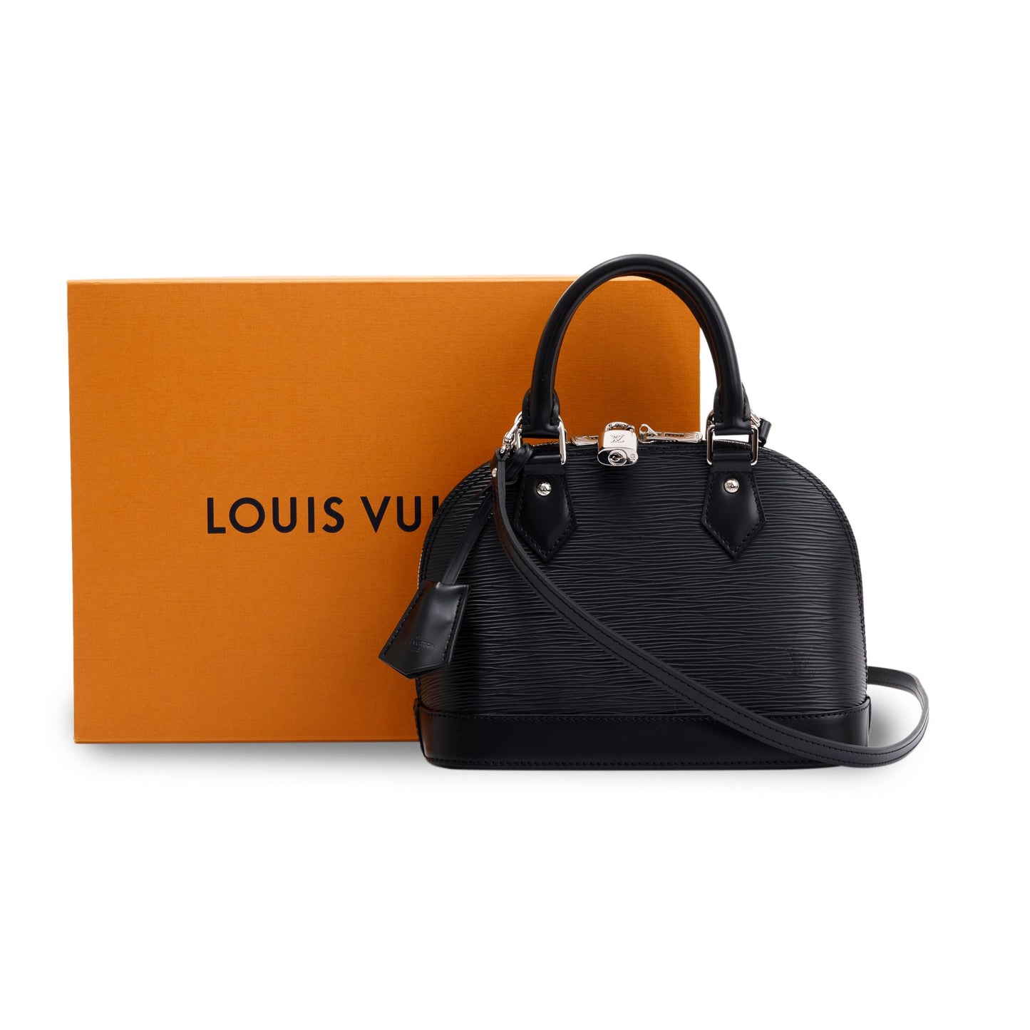 Louis Vuitton Black Epi Alma BB
