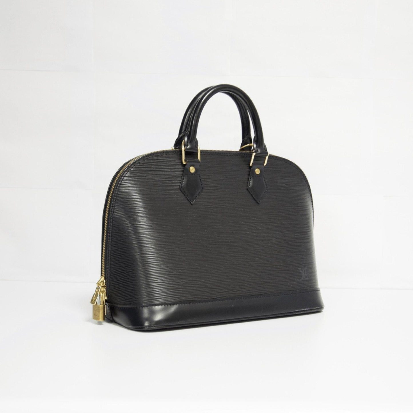 Louis Vuitton Black Epi Alma PM