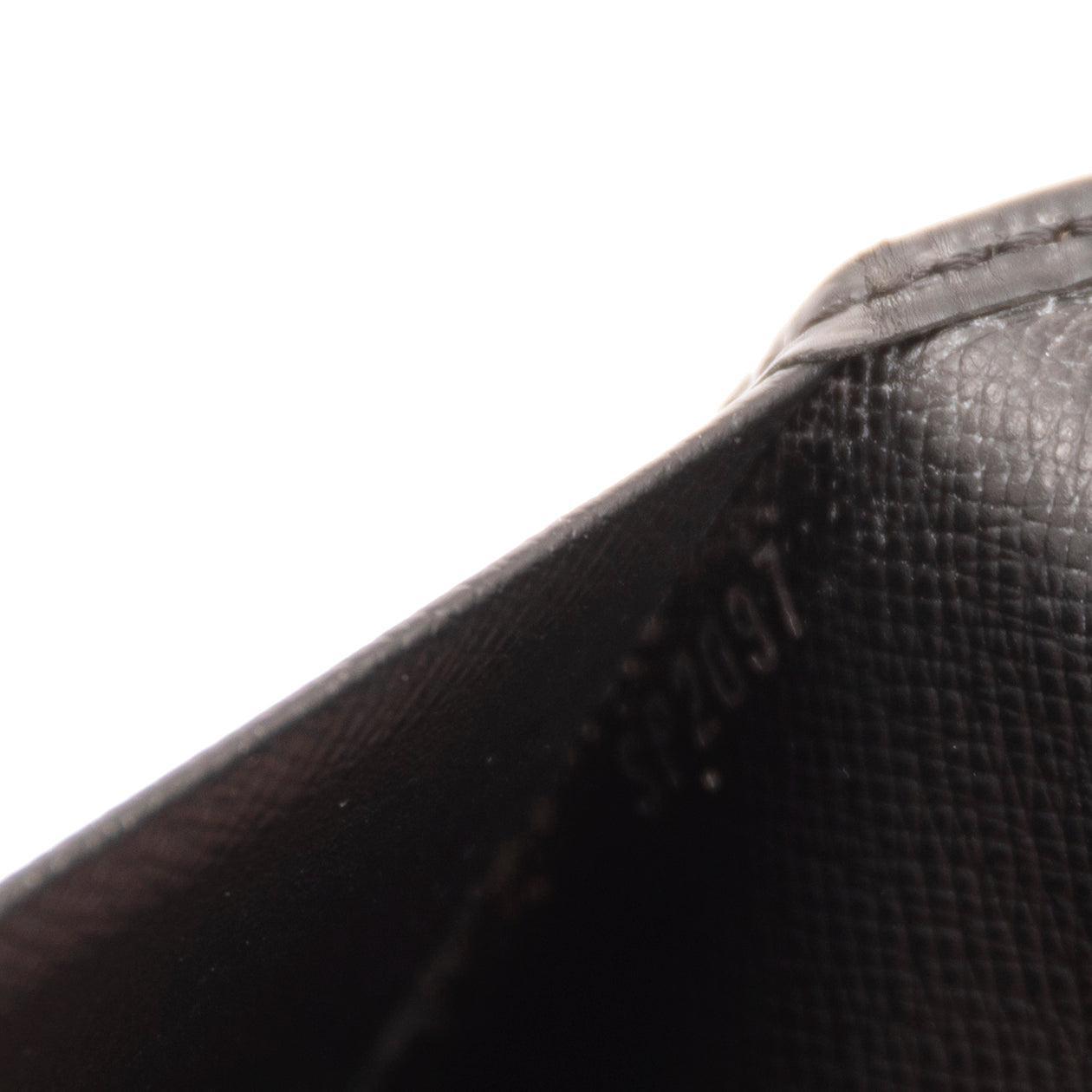 Louis Vuitton Black Epi Brazza Wallet