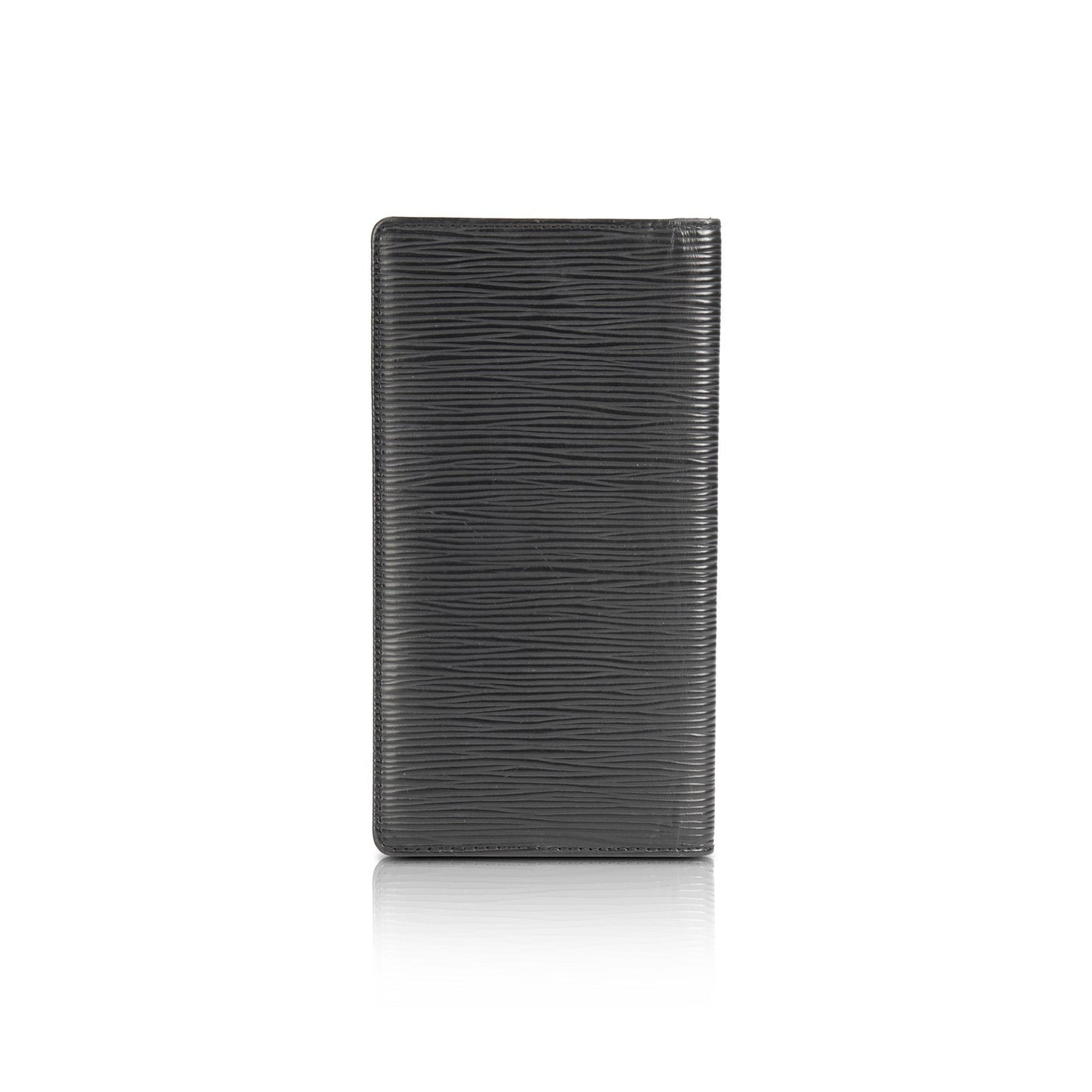 Louis Vuitton Black Epi Checkbook Cover