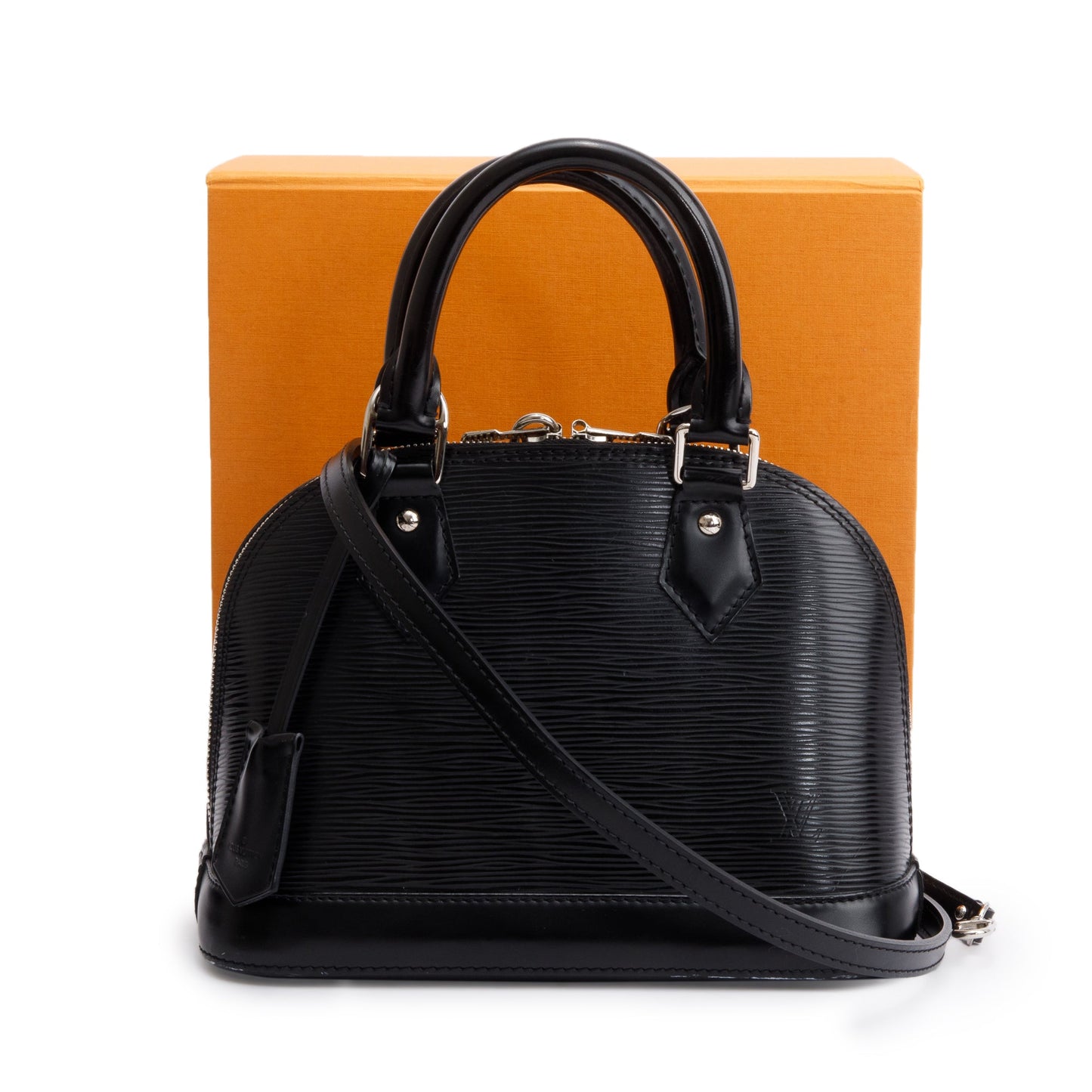 Louis Vuitton Black Epi Leather Alma BB