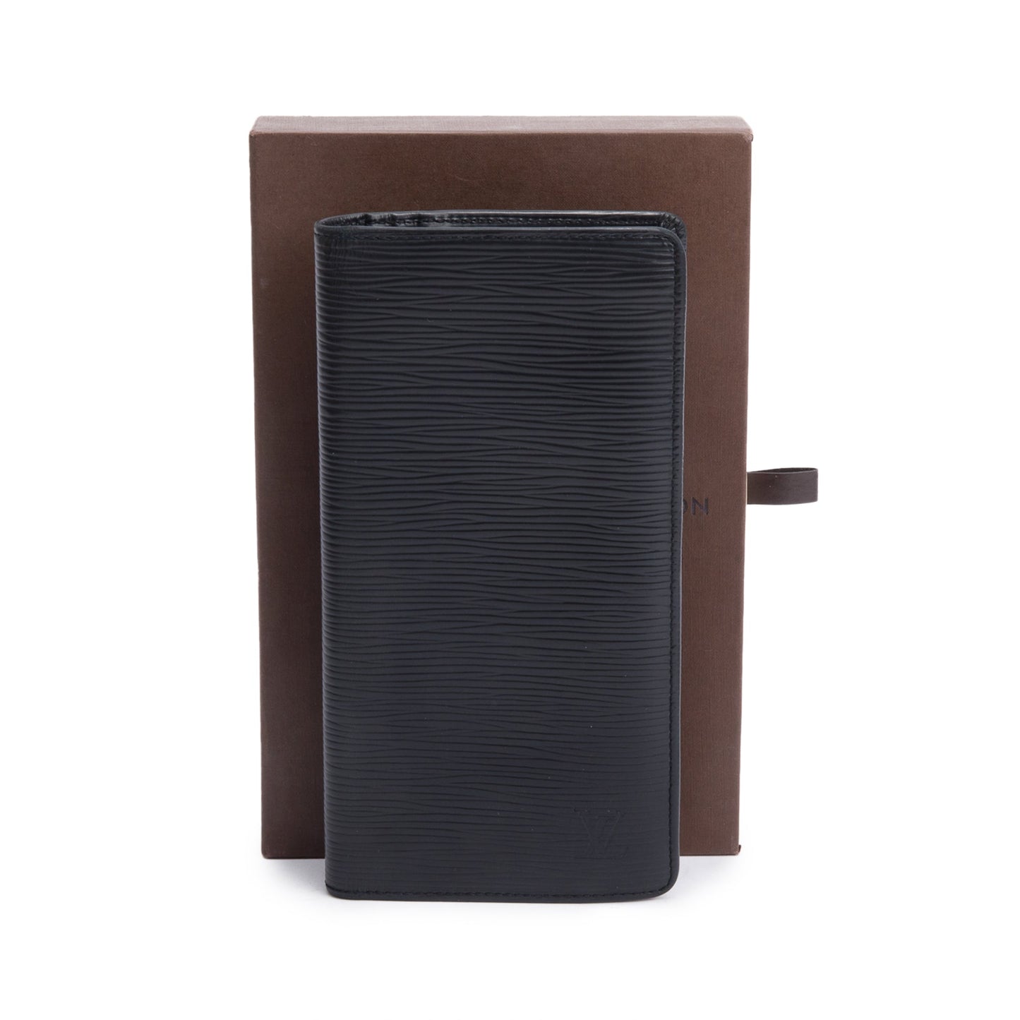 Louis Vuitton Black Epi Leather Brazza Wallet