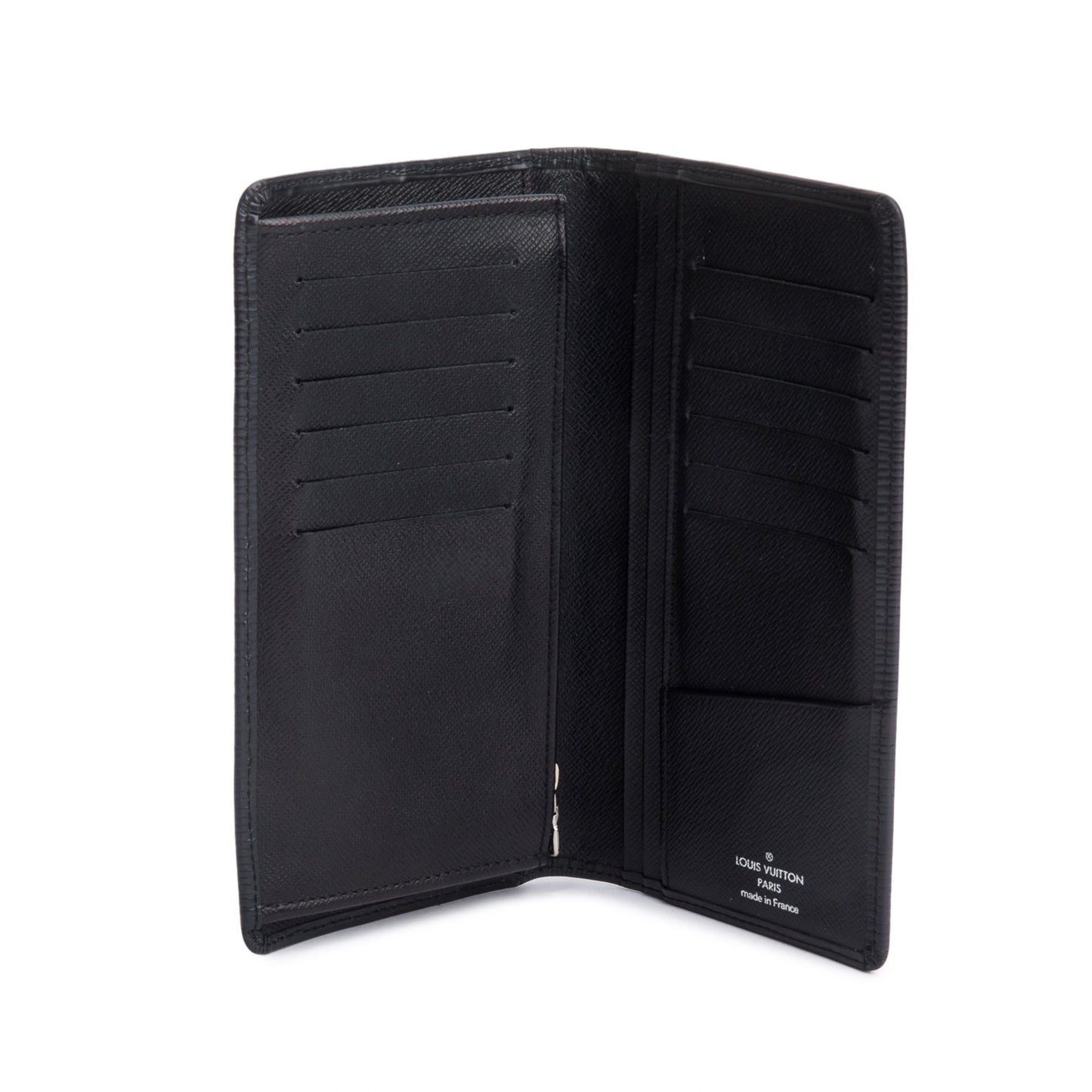 Louis Vuitton Black Epi Leather Brazza Wallet