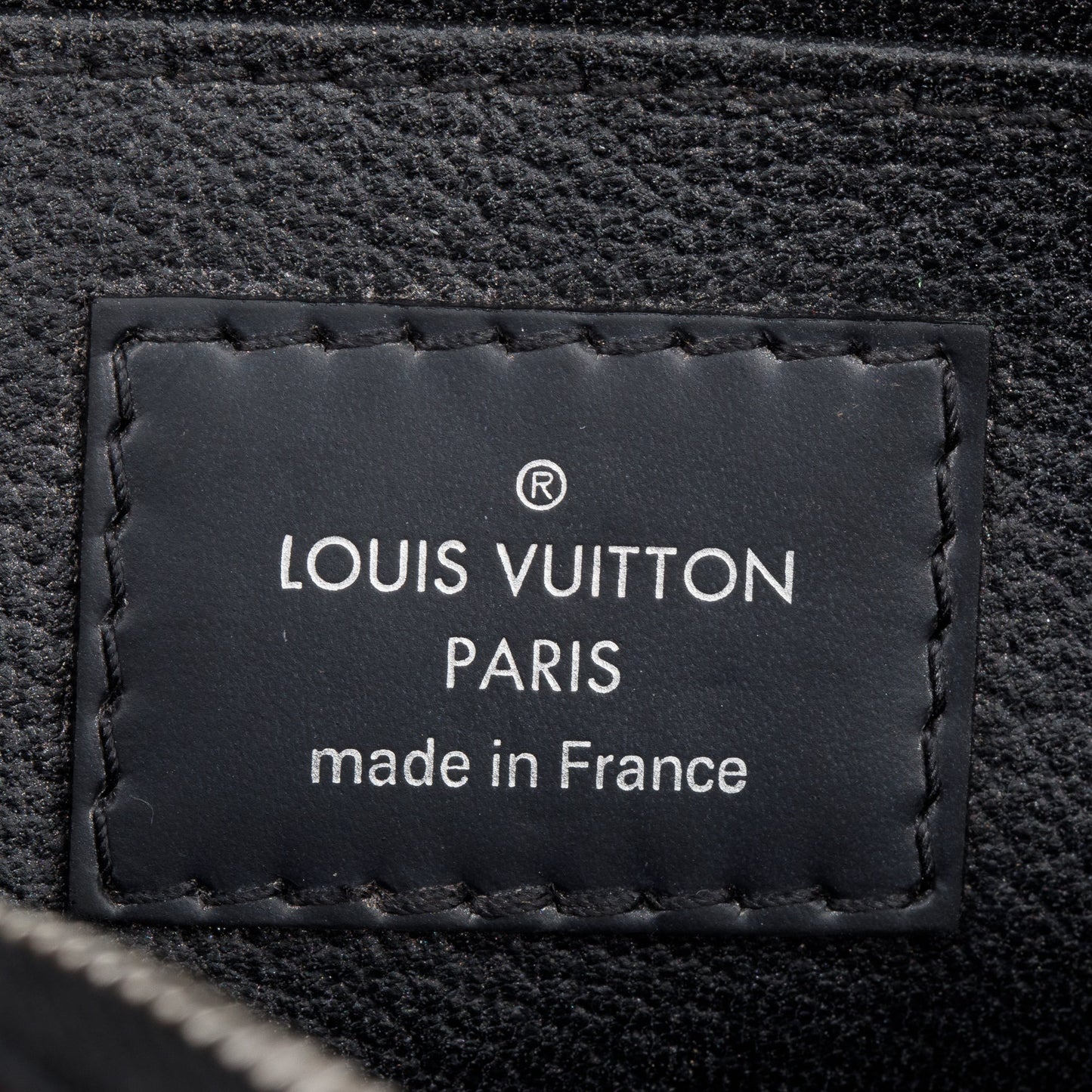 Louis Vuitton Black Epi Leather Cosmetic Pouch