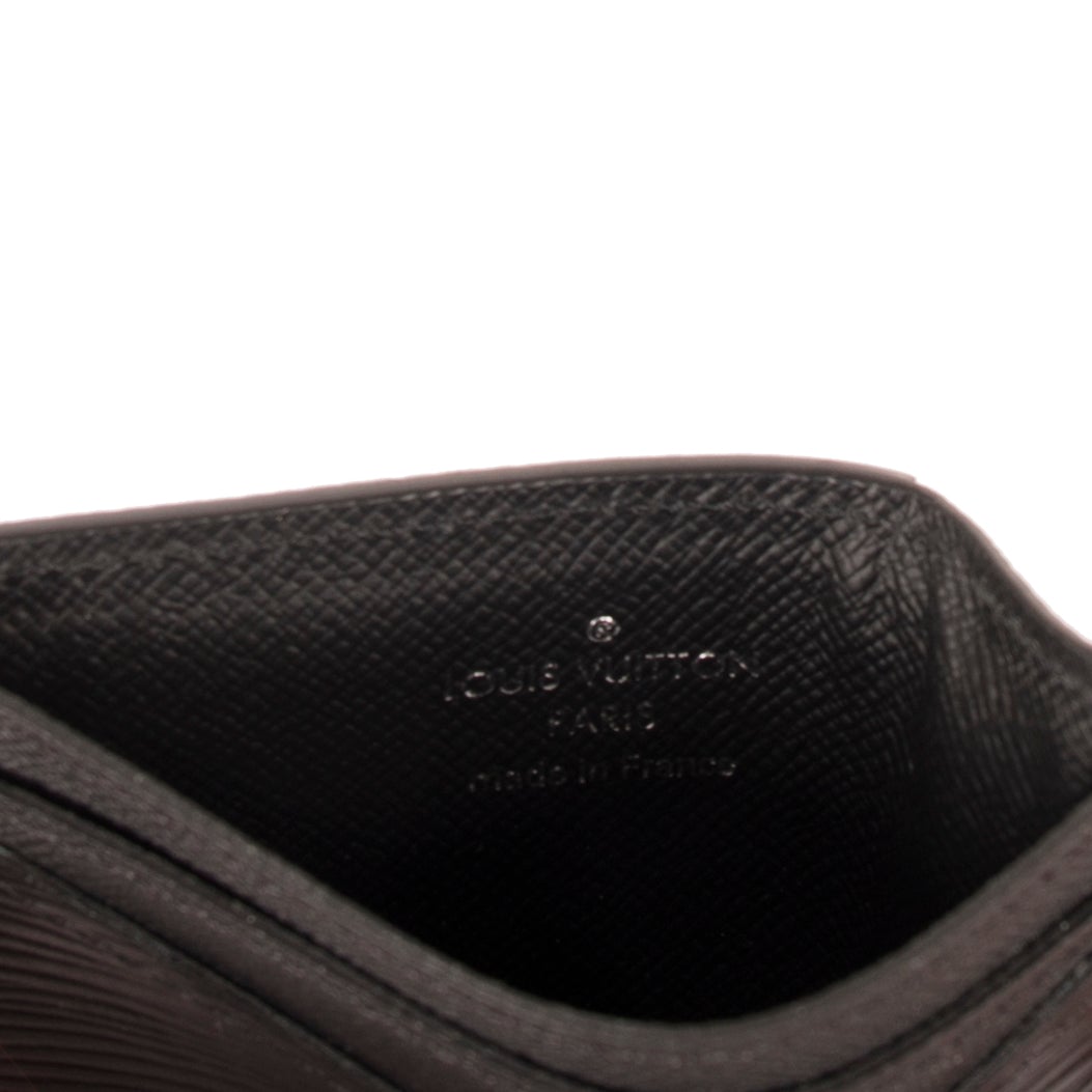 Louis Vuitton Black Epi Leather Neo Card Holder