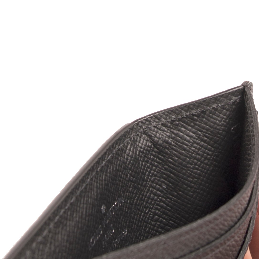 Louis Vuitton Black Epi Leather Neo Card Holder