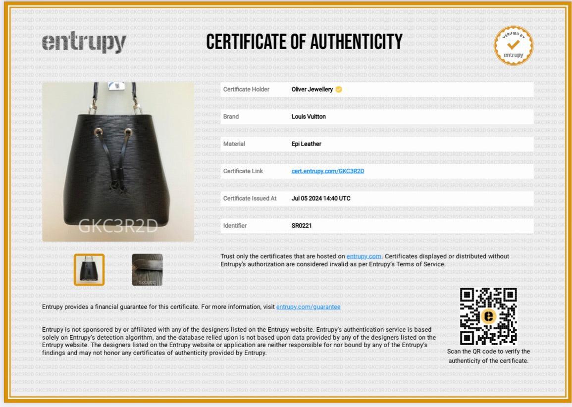 Louis Vuitton Black Epi Leather Neonoe MM