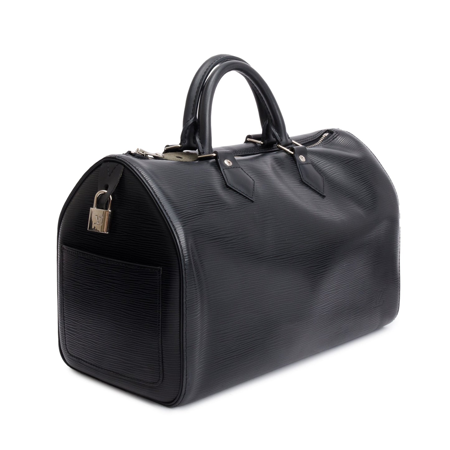 Louis Vuitton Black Epi Leather Speedy 35