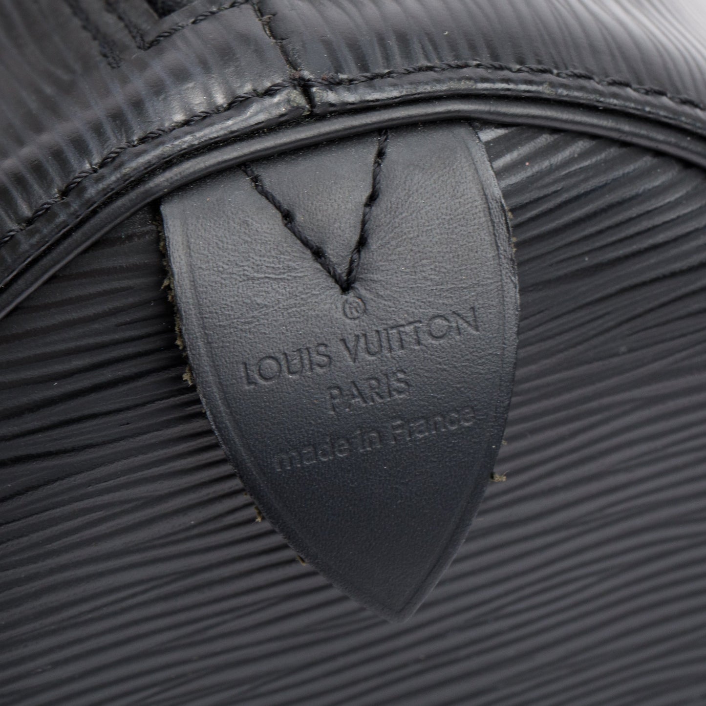 Louis Vuitton Black Epi Leather Speedy 35