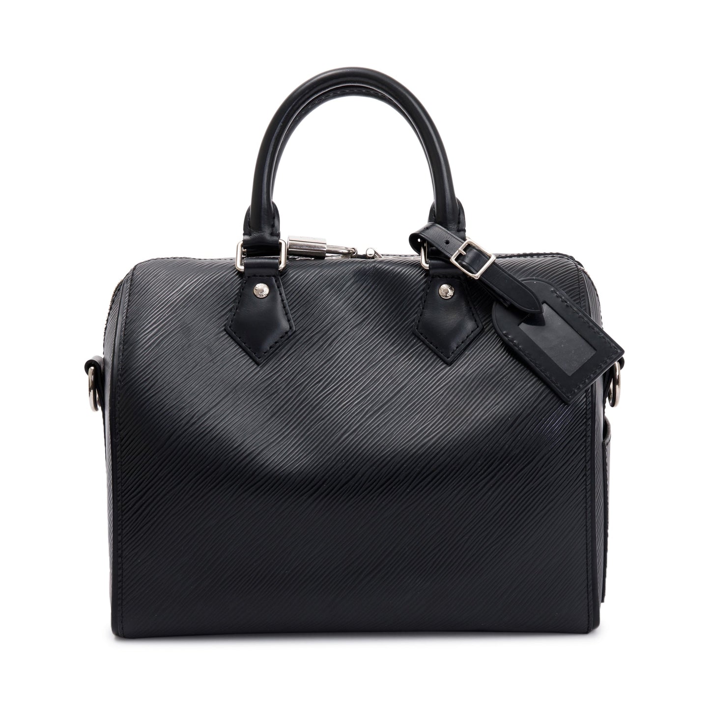 Louis Vuitton Black Epi Leather Speedy Bandouliere 25