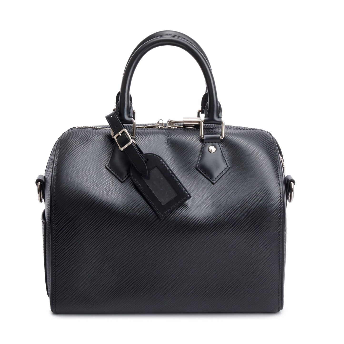 Louis Vuitton Black Epi Leather Speedy Bandouliere 25