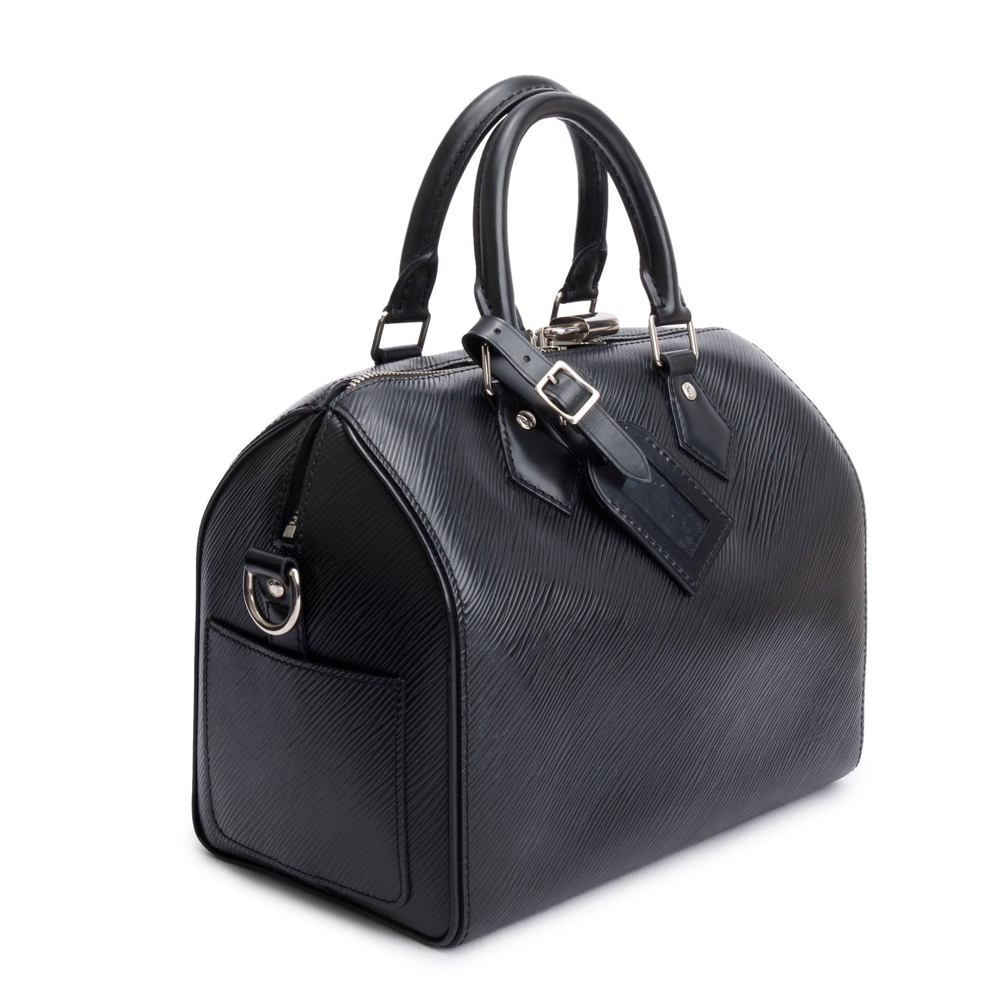 Louis Vuitton Black Epi Leather Speedy Bandouliere 25