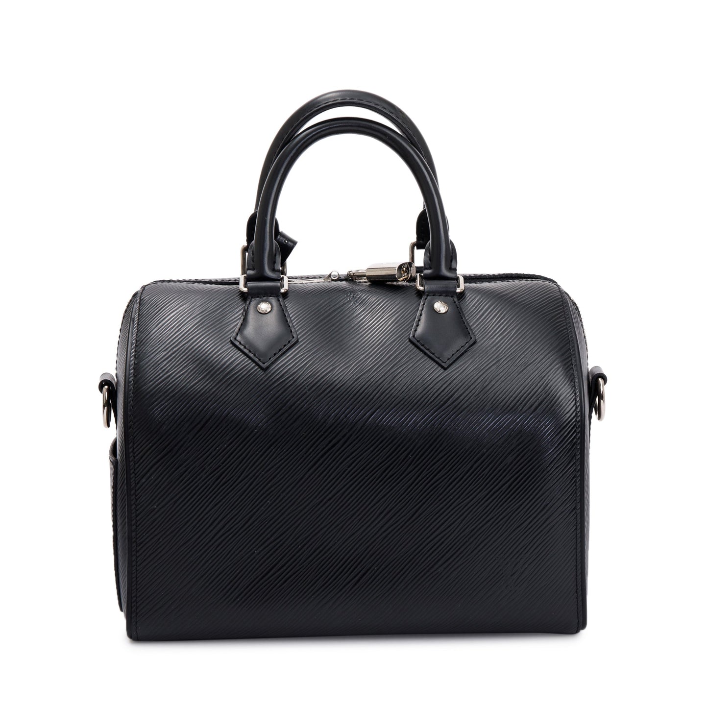 Louis Vuitton Black Epi Leather Speedy Bandouliere 25