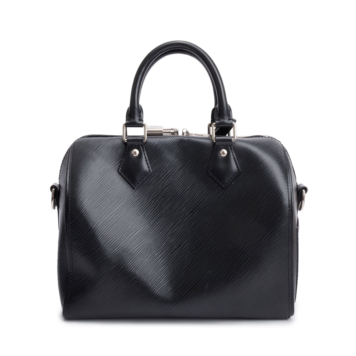 Louis Vuitton Black Epi Leather Speedy Bandouliere 25