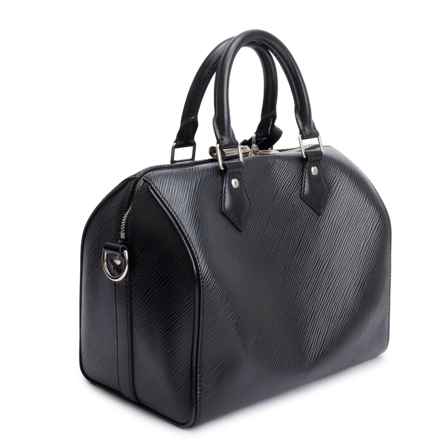 Louis Vuitton Black Epi Leather Speedy Bandouliere 25