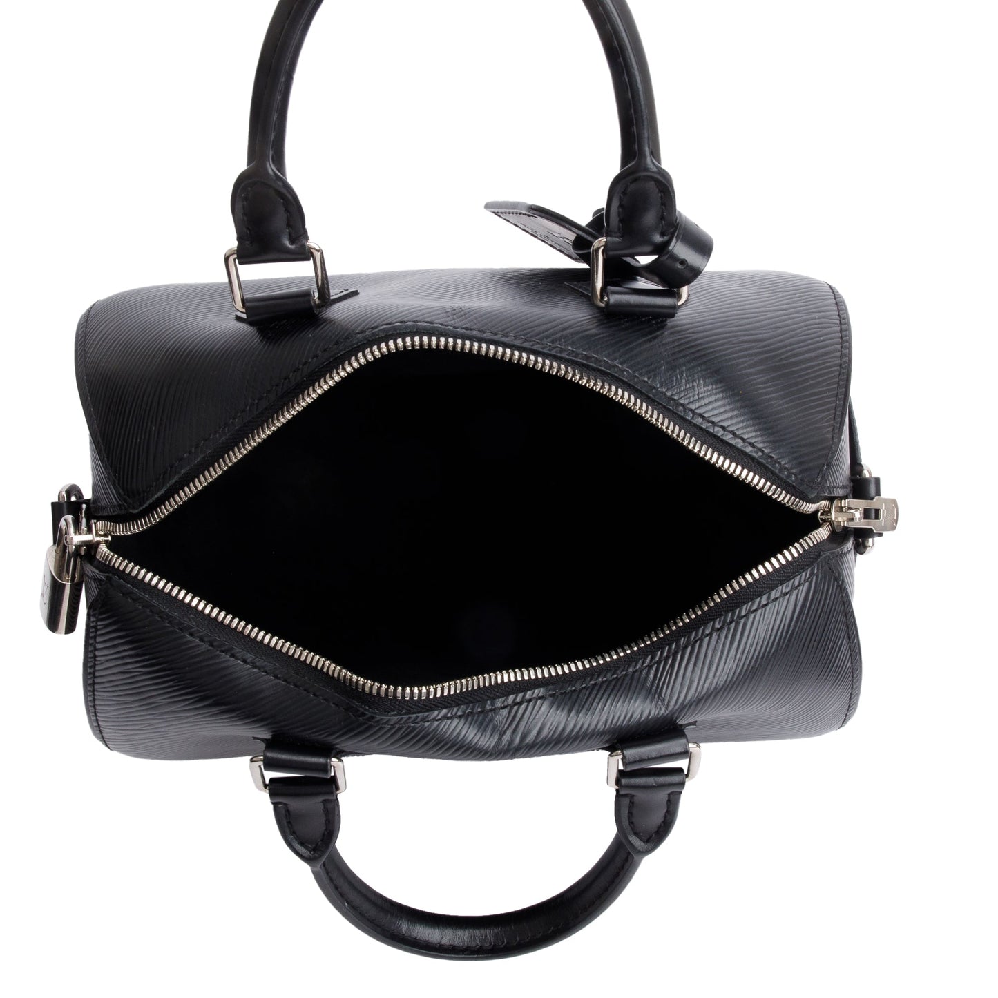 Louis Vuitton Black Epi Leather Speedy Bandouliere 25