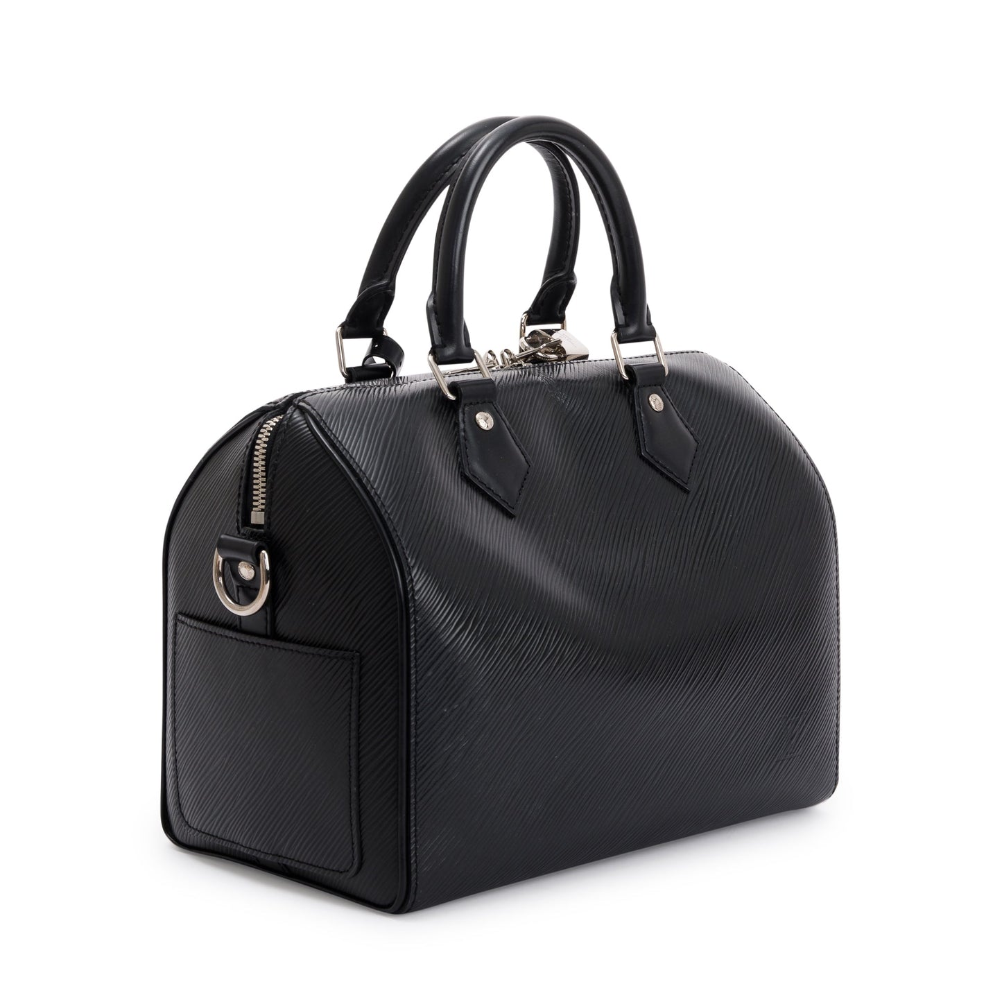Louis Vuitton Black Epi Leather Speedy Bandouliere 25