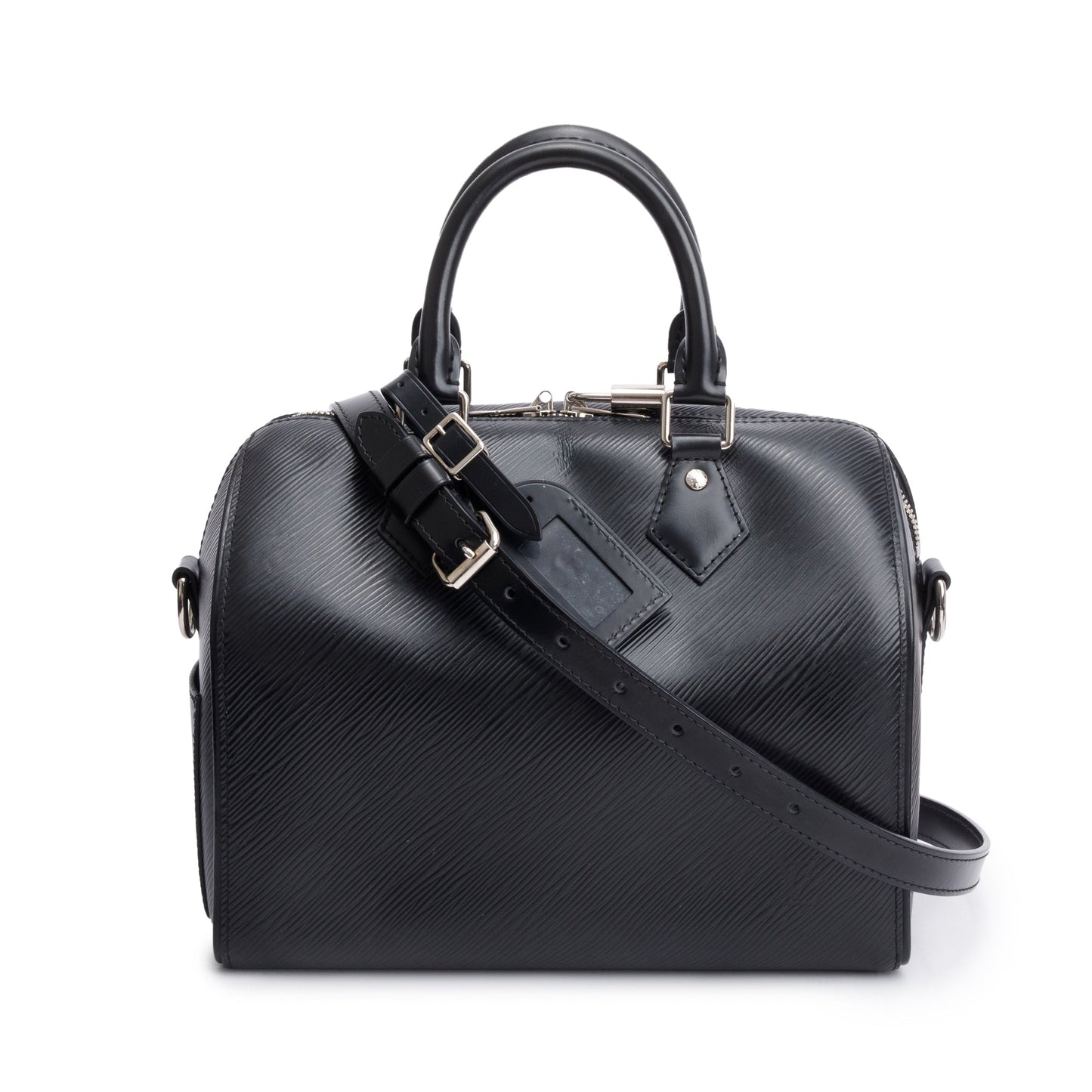 Louis Vuitton Black Epi Leather Speedy Bandouliere 25
