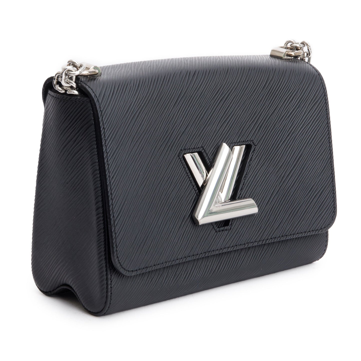 Louis Vuitton Black Epi Leather Twist MM Bag