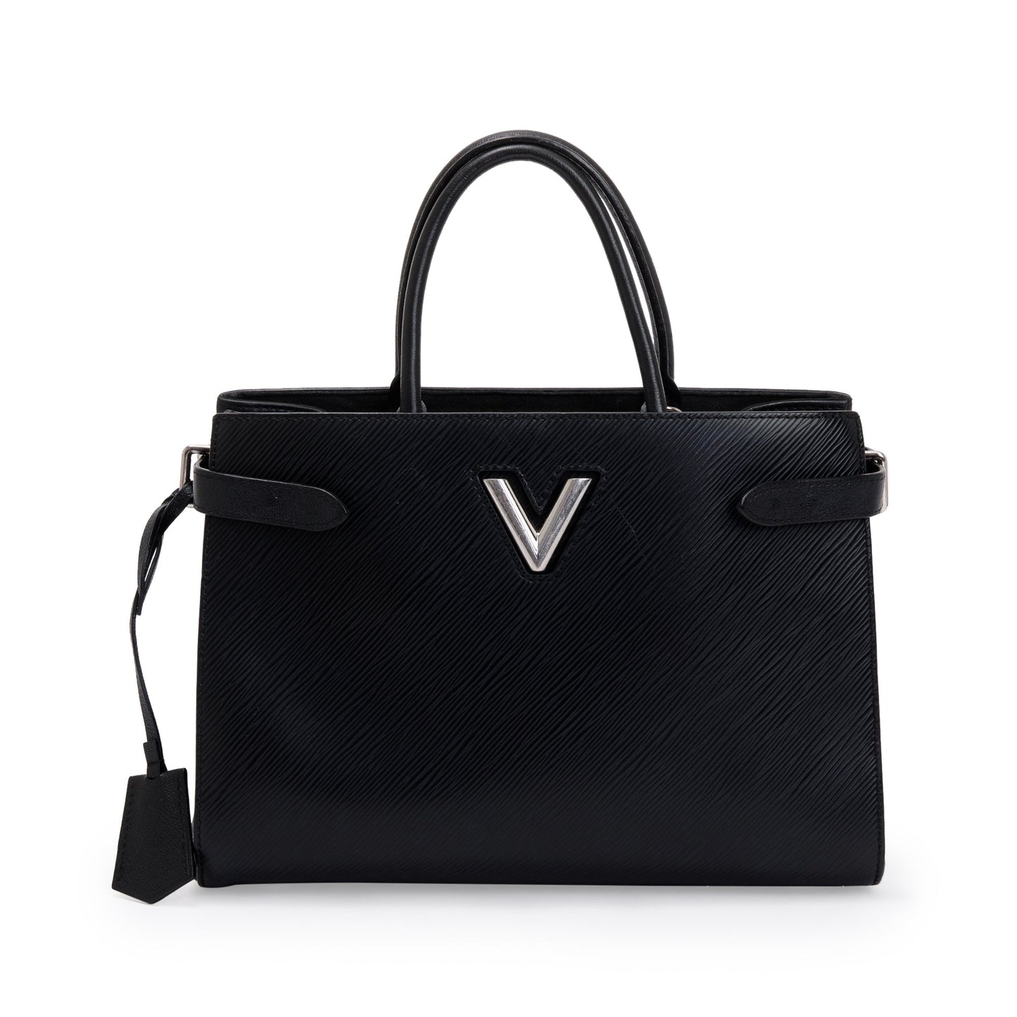 Louis Vuitton Black Epi Leather Twist Tote