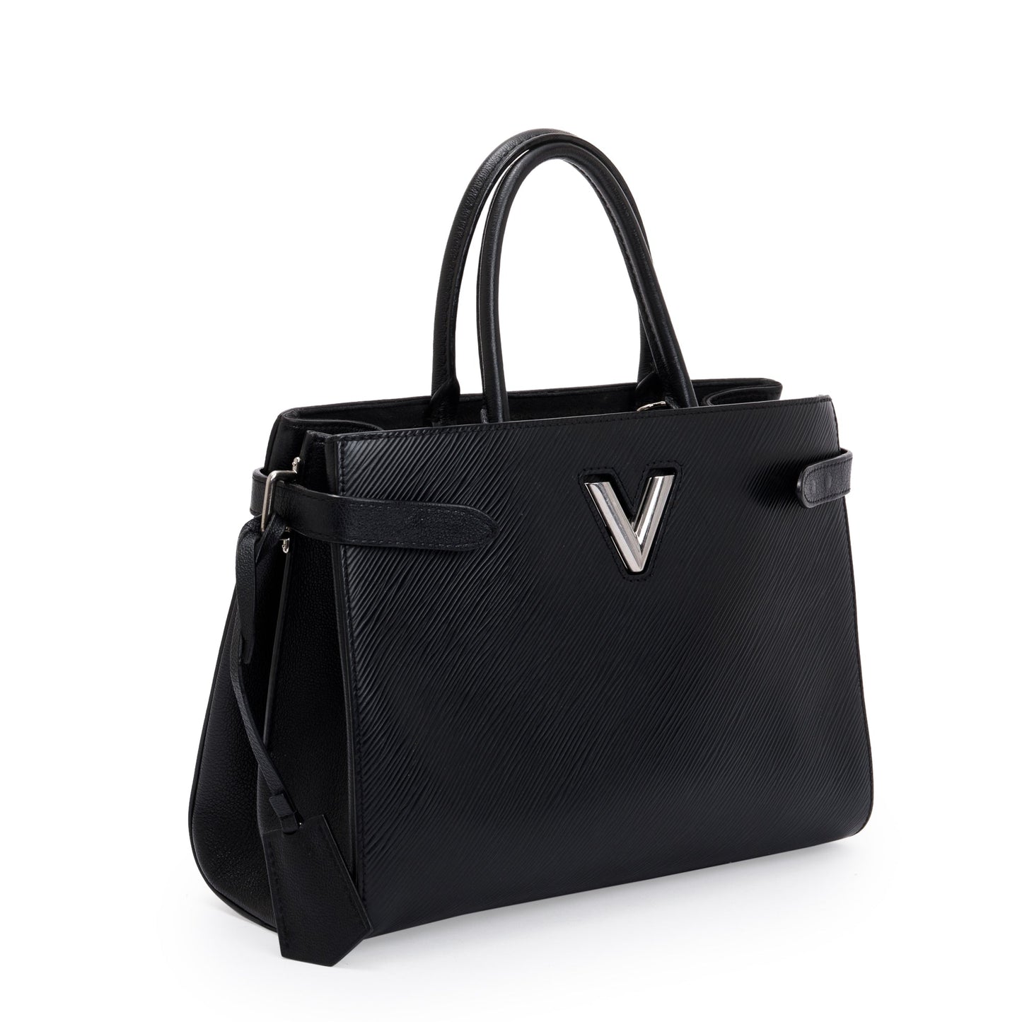 Louis Vuitton Black Epi Leather Twist Tote