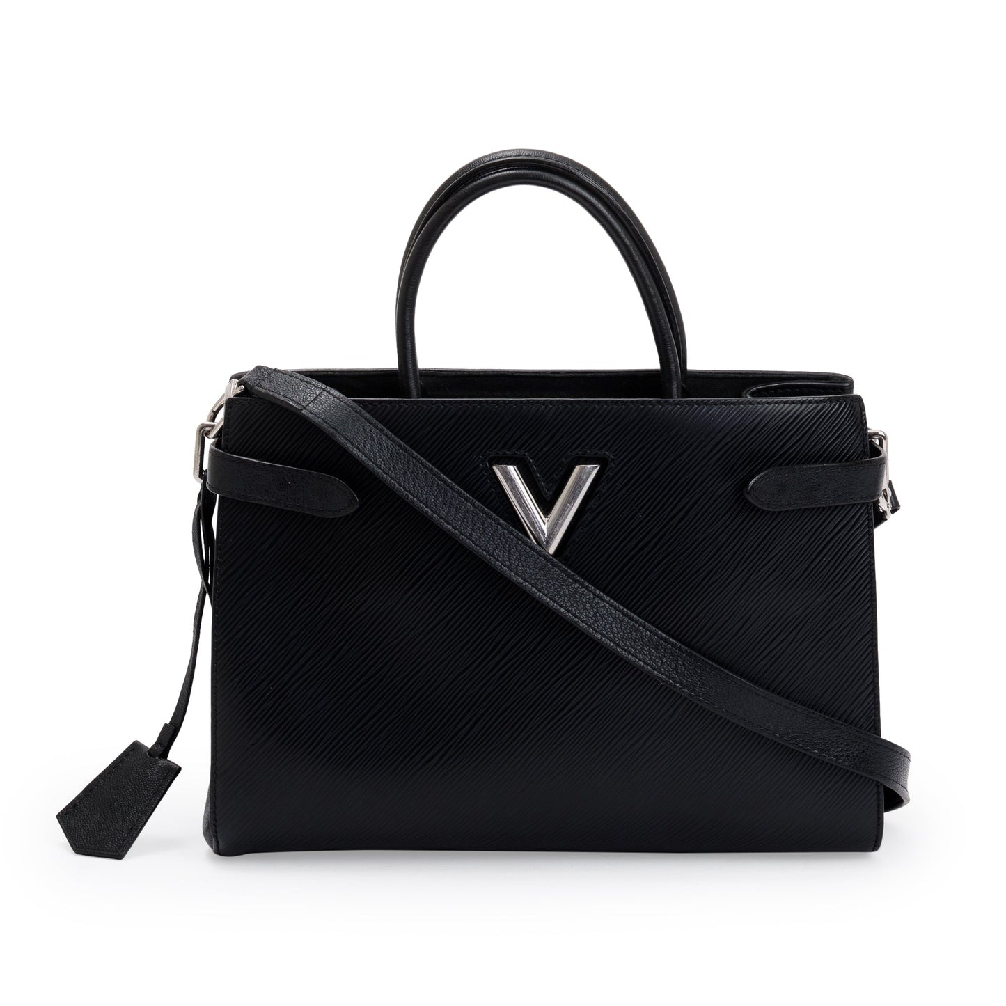 Louis Vuitton Black Epi Leather Twist Tote