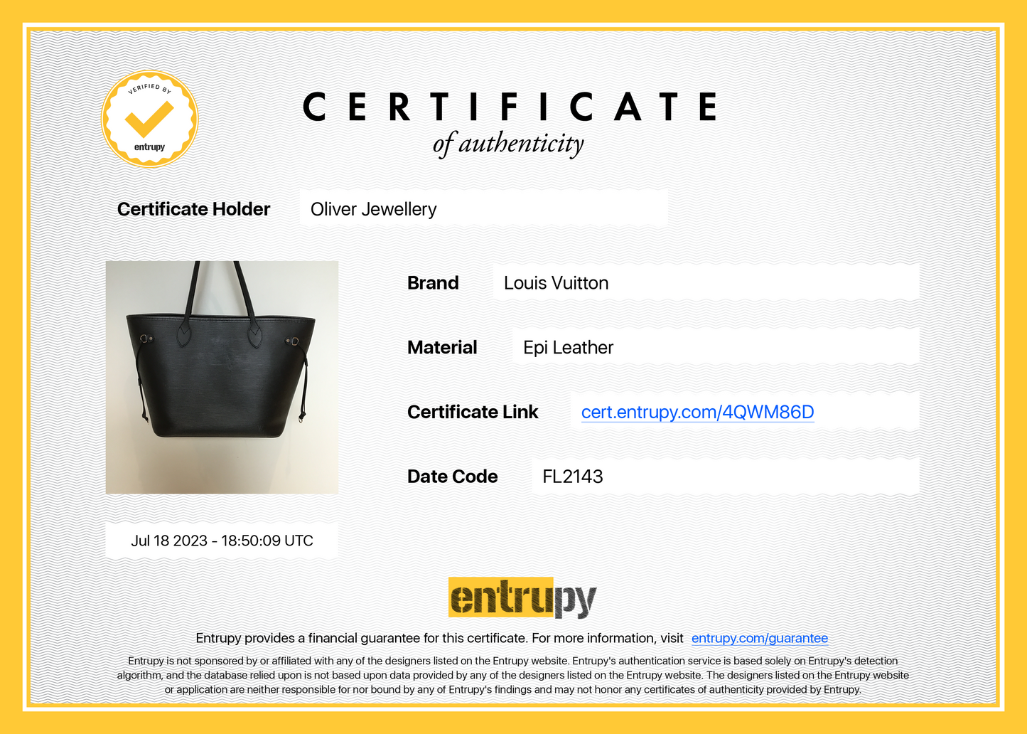 Louis Vuitton Black Epi Neverfull MM