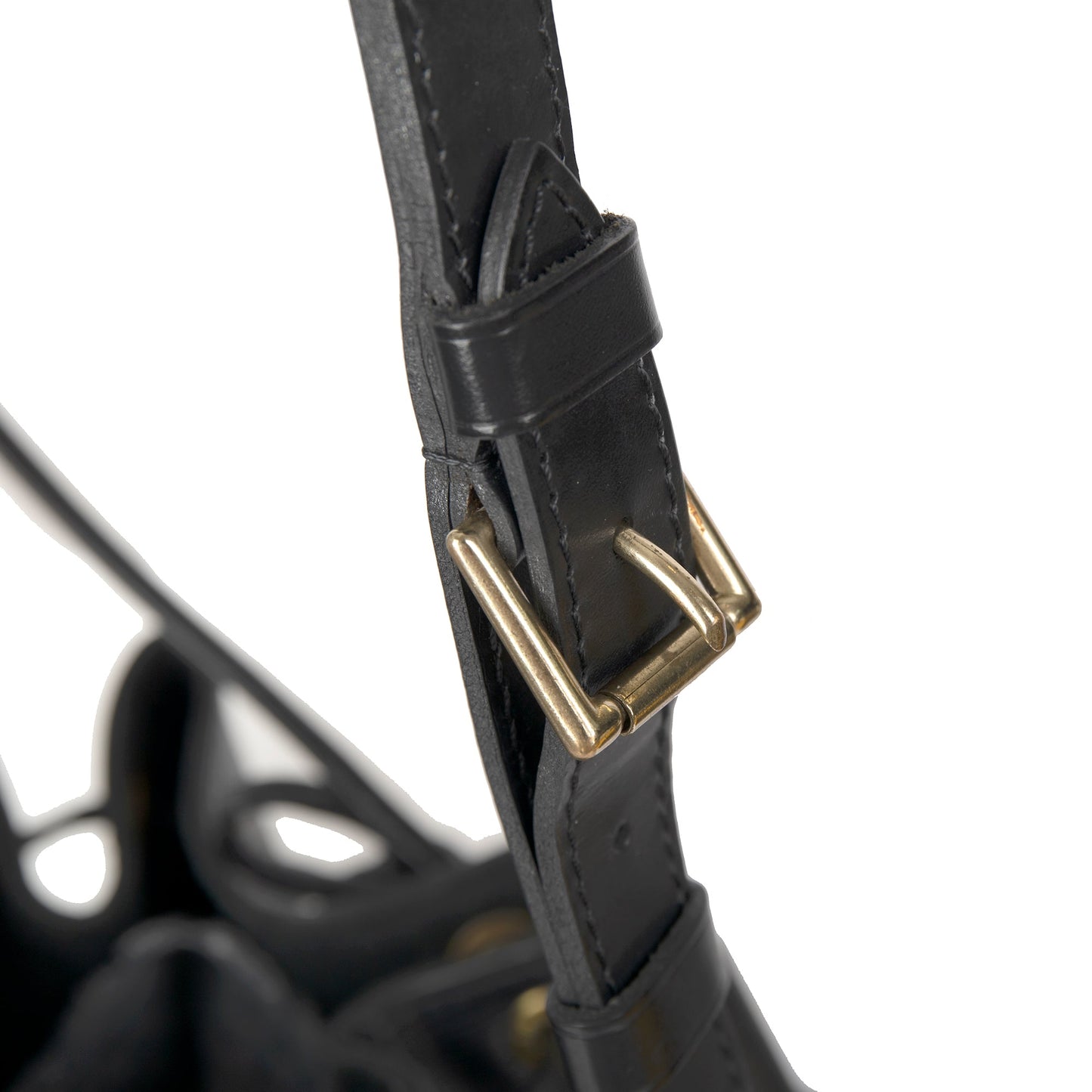 Louis Vuitton Black Epi Noe Bag