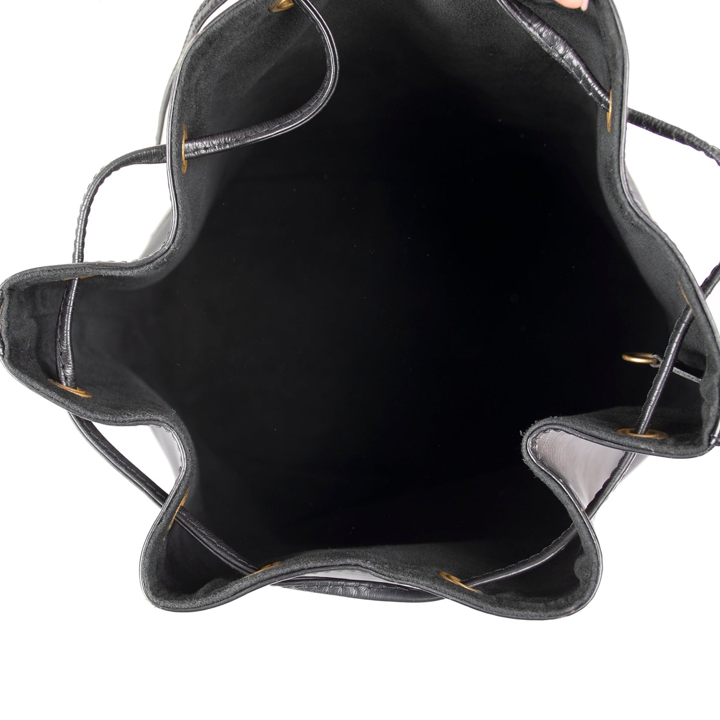 Louis Vuitton Black Epi Noe Bag