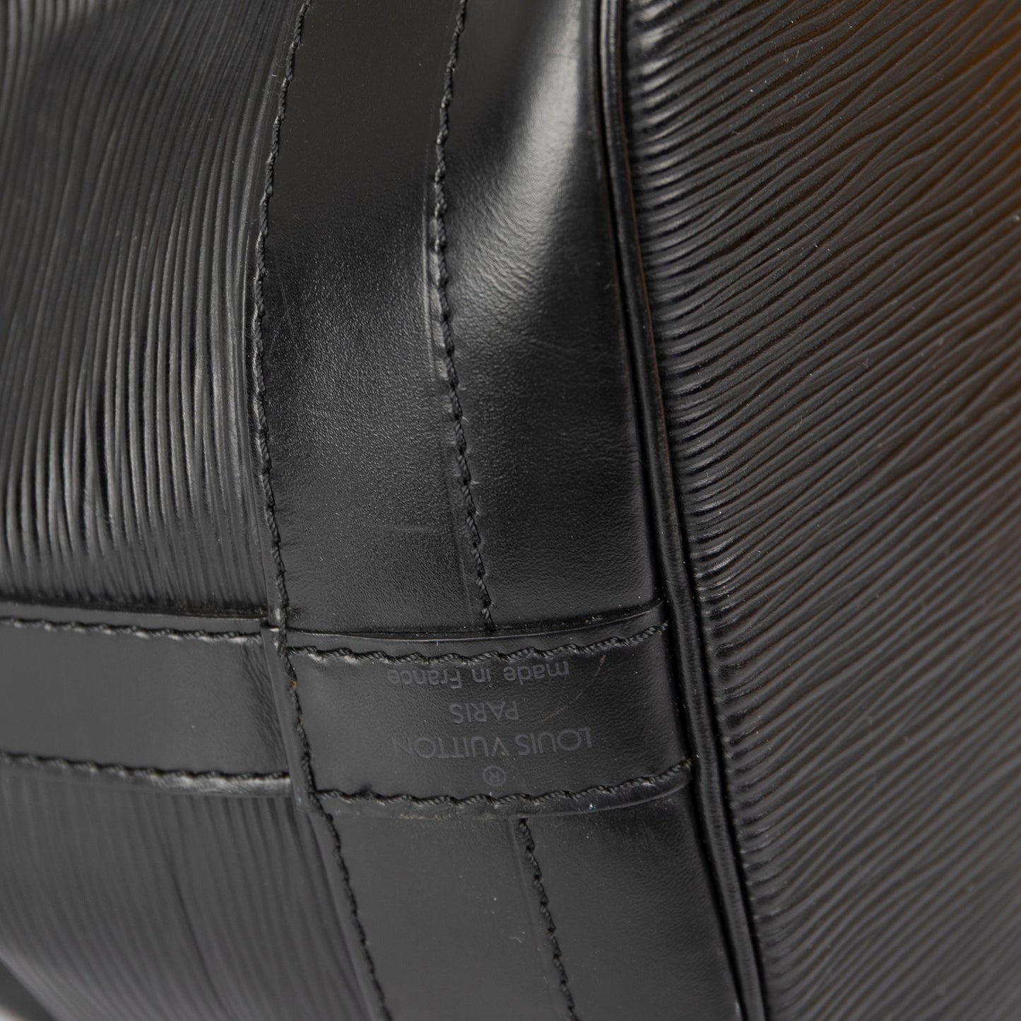 Louis Vuitton Black Epi Noe Bag
