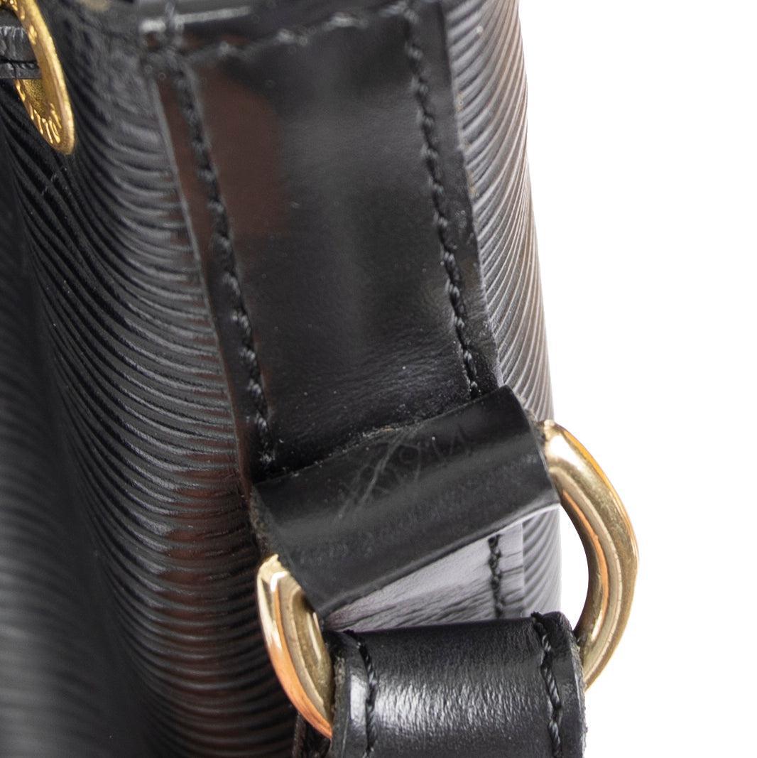 Louis Vuitton Black Epi Noe Bag