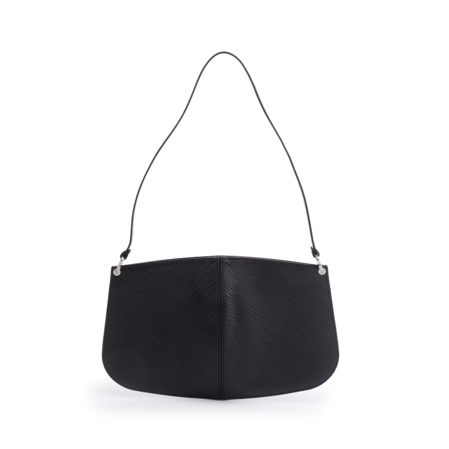 Louis Vuitton Black Epi Pochette Demi-Lune Pochette
