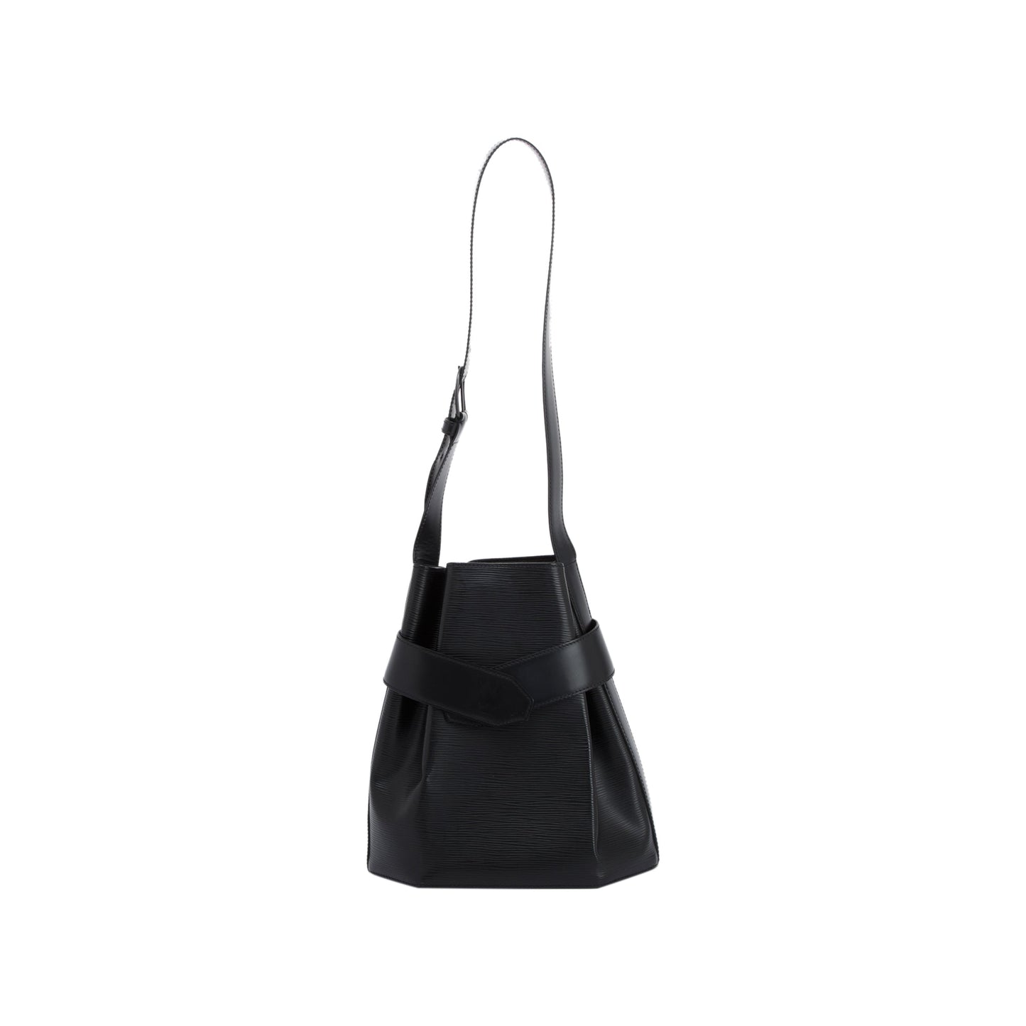 Louis Vuitton Black Epi Sac de Paule PM Bag