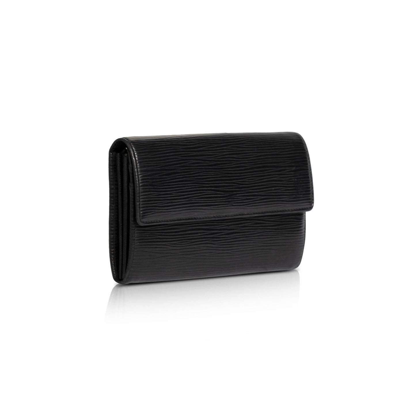 Louis Vuitton Black Epi Sarah Wallet