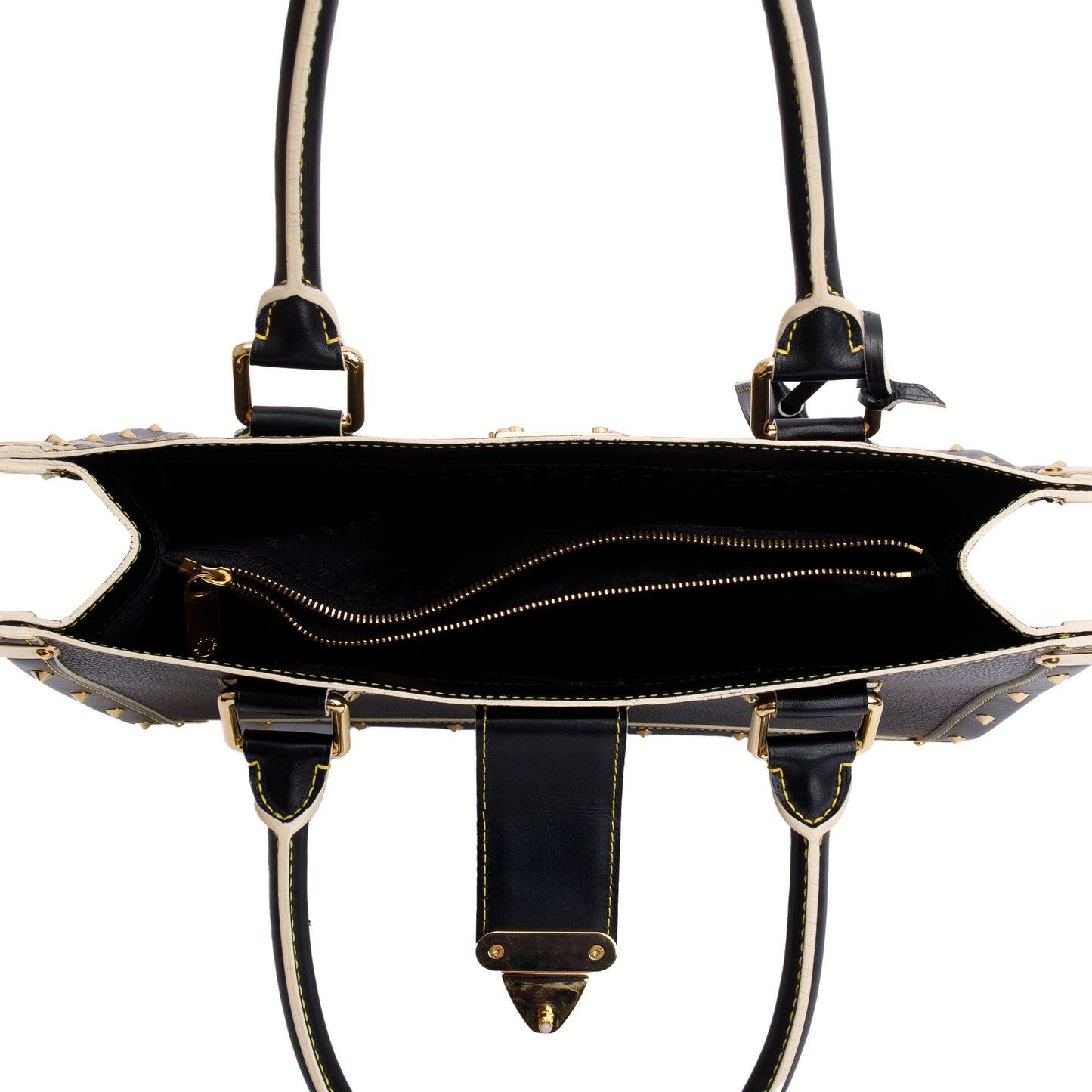 Louis Vuitton Black Goatskin Leather Suhali Le Fabuleux Bag