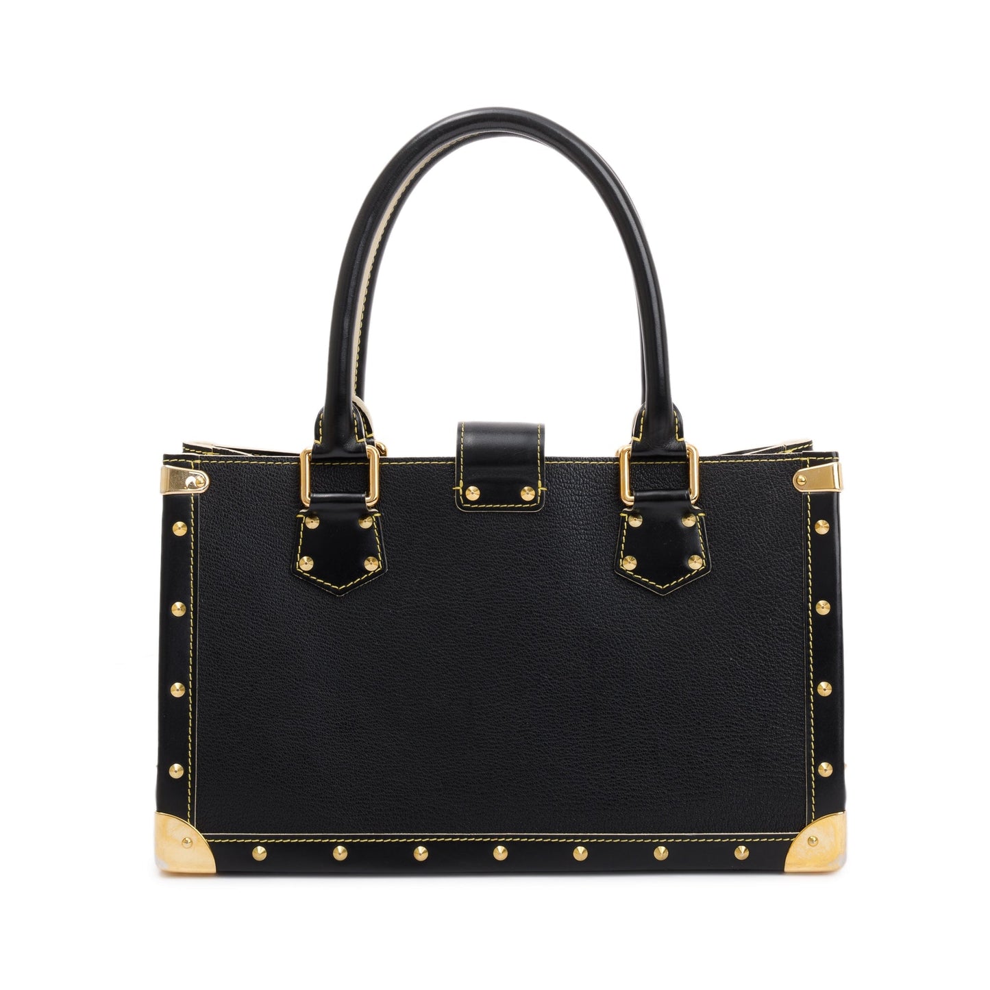 Louis Vuitton Black Goatskin Leather Suhali Le Fabuleux Bag