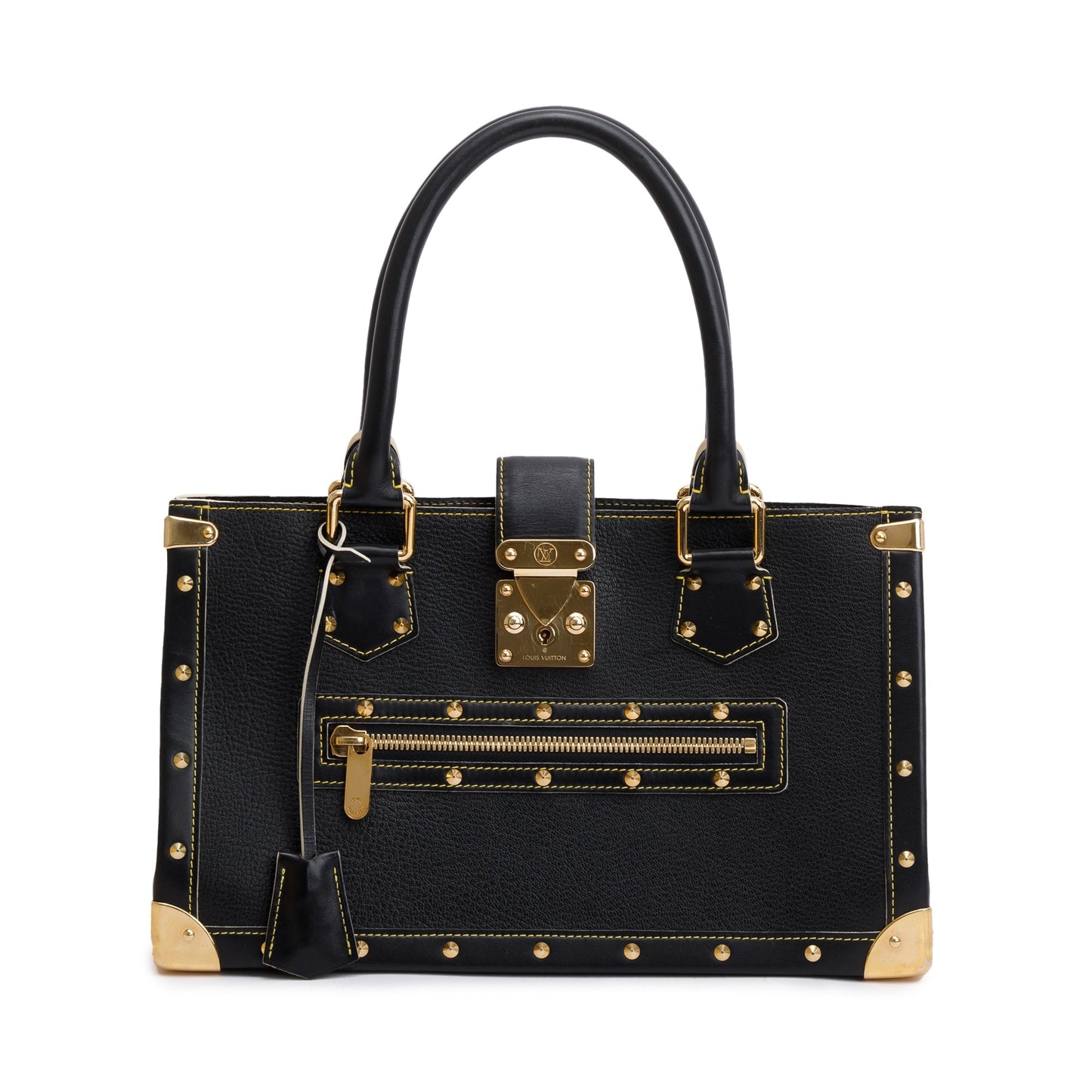Louis Vuitton Black Goatskin Leather Suhali Le Fabuleux Bag