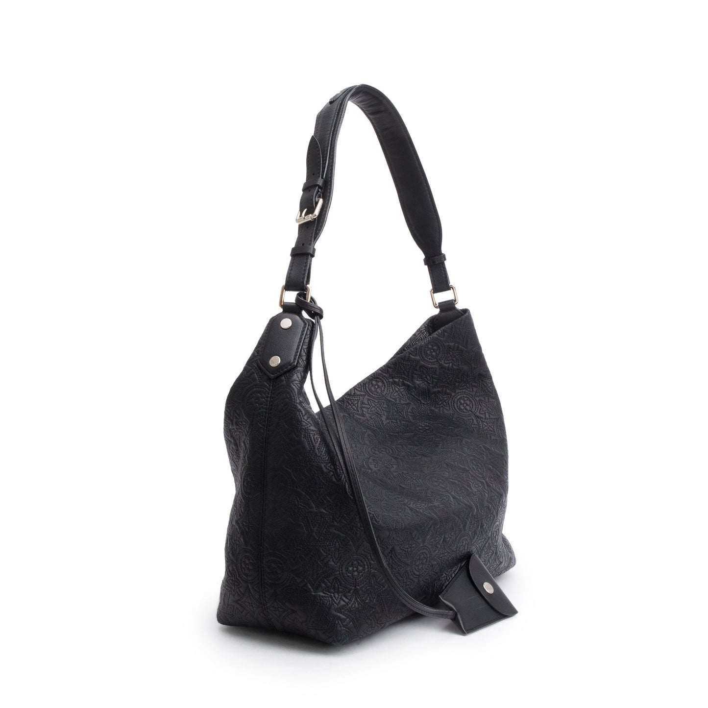 Louis Vuitton Black Lambskin Leather Antheia Ixia MM
