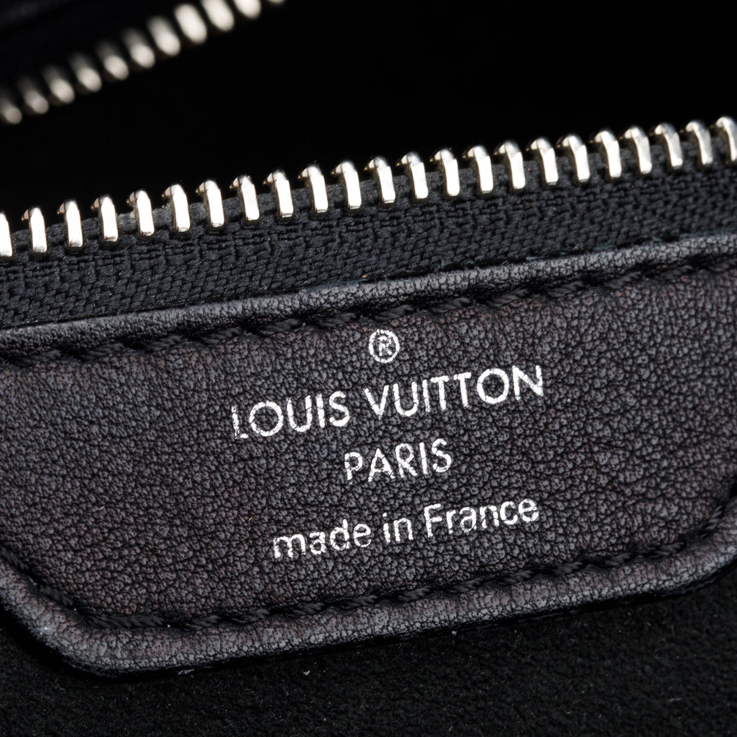 Louis Vuitton Black Lambskin Leather Antheia Ixia MM