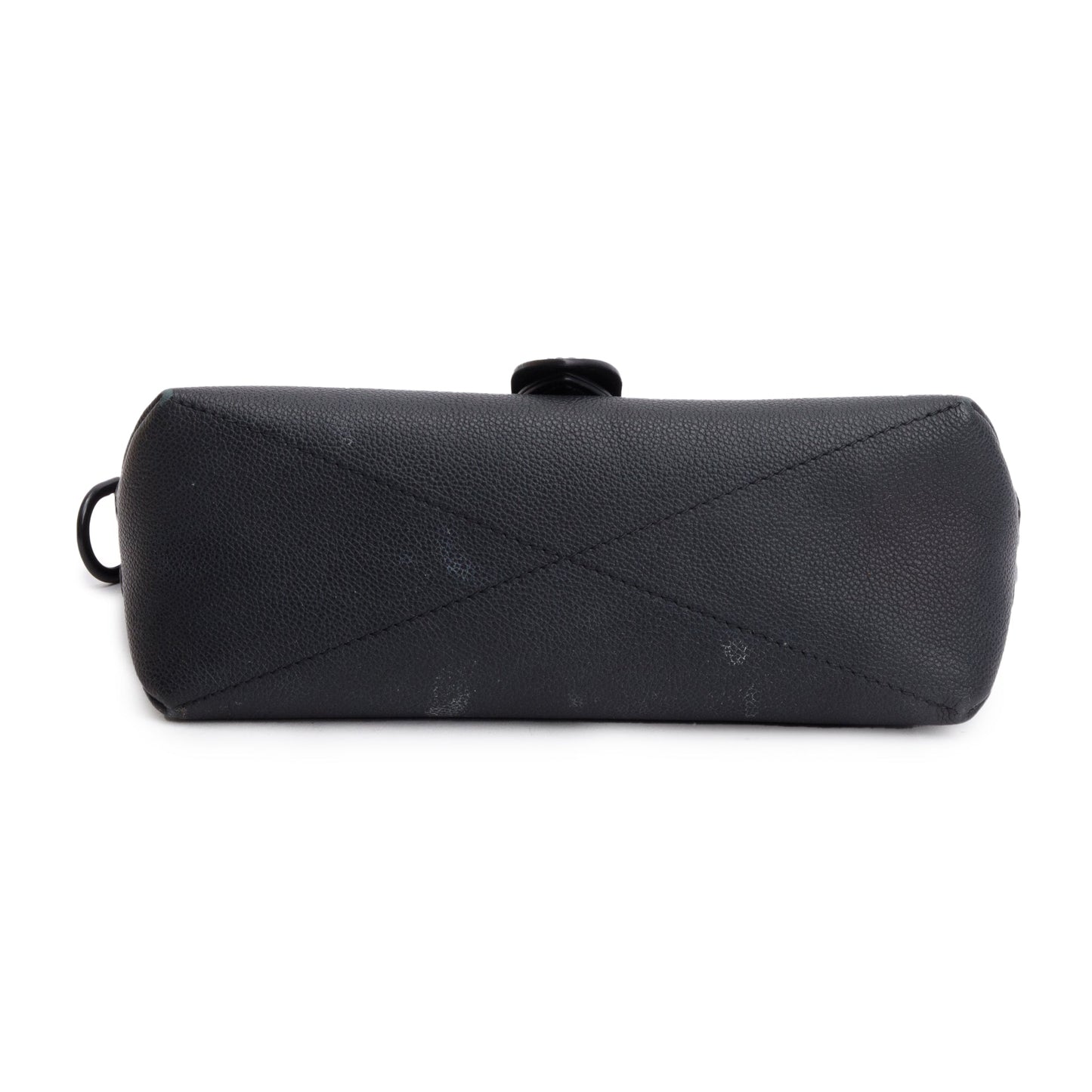 Louis Vuitton Black Leather And Monogram Eclipse Saumur Messenger Bag