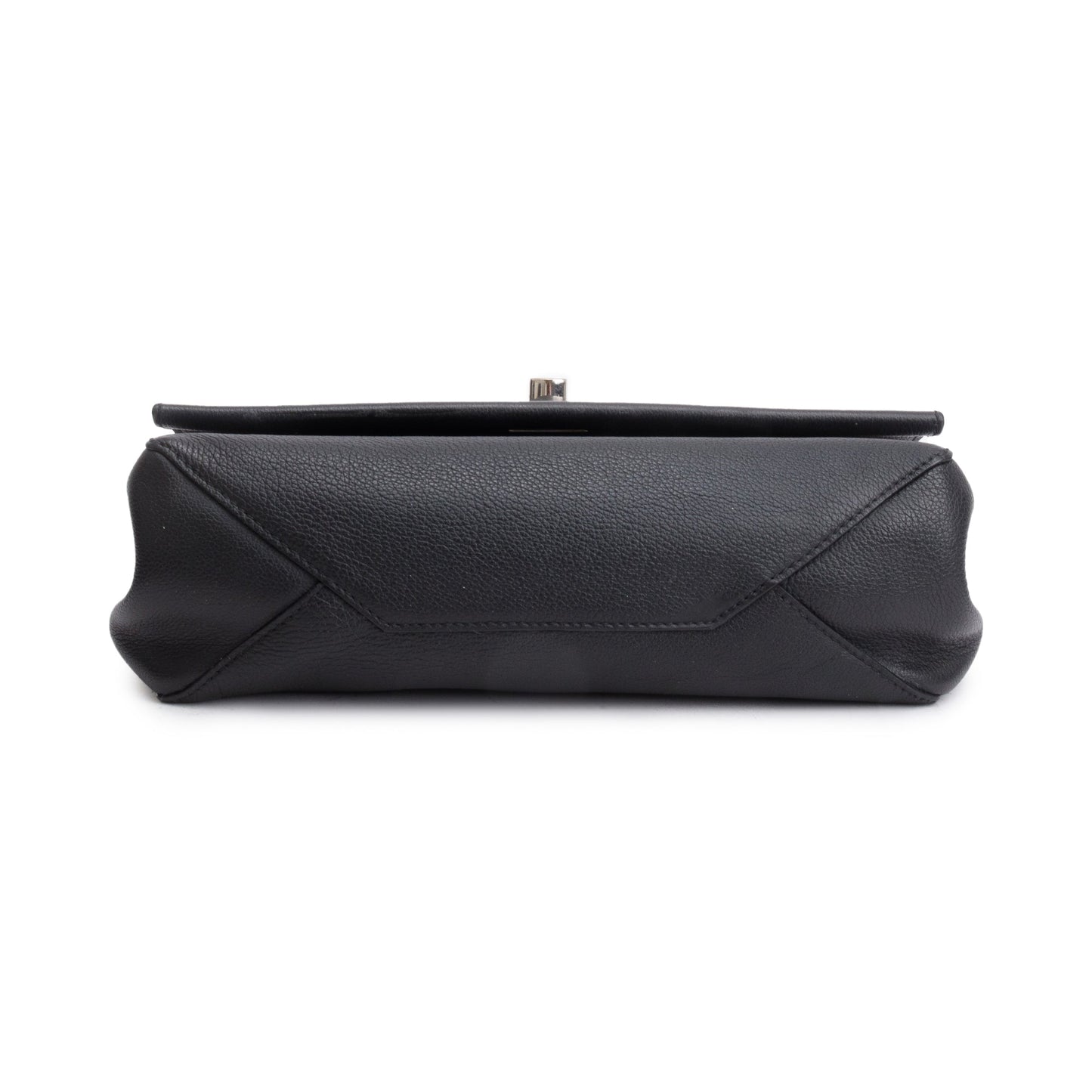 Louis Vuitton Black Leather LockMe II Top Handle Bag