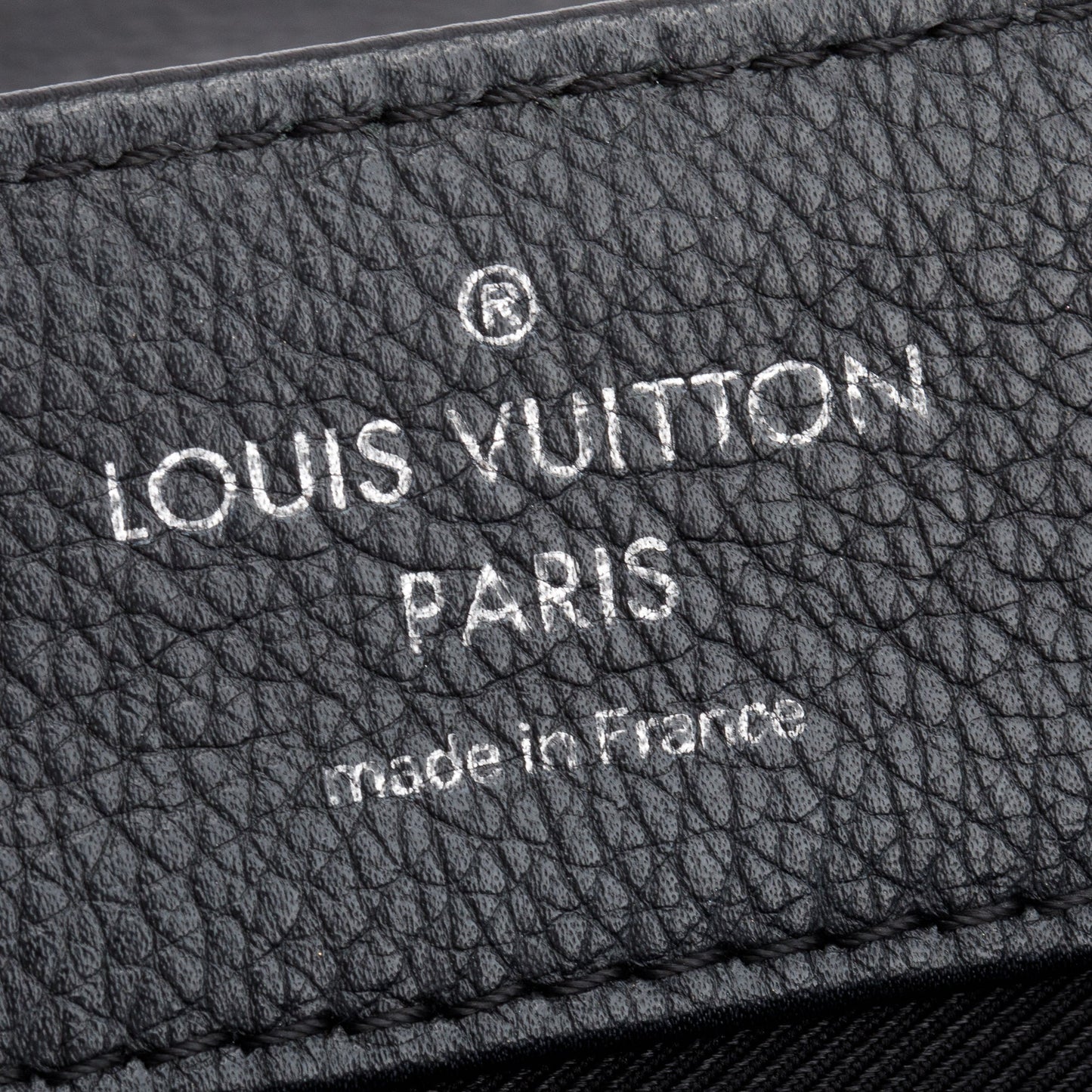 Louis Vuitton Black Leather LockMe II Top Handle Bag